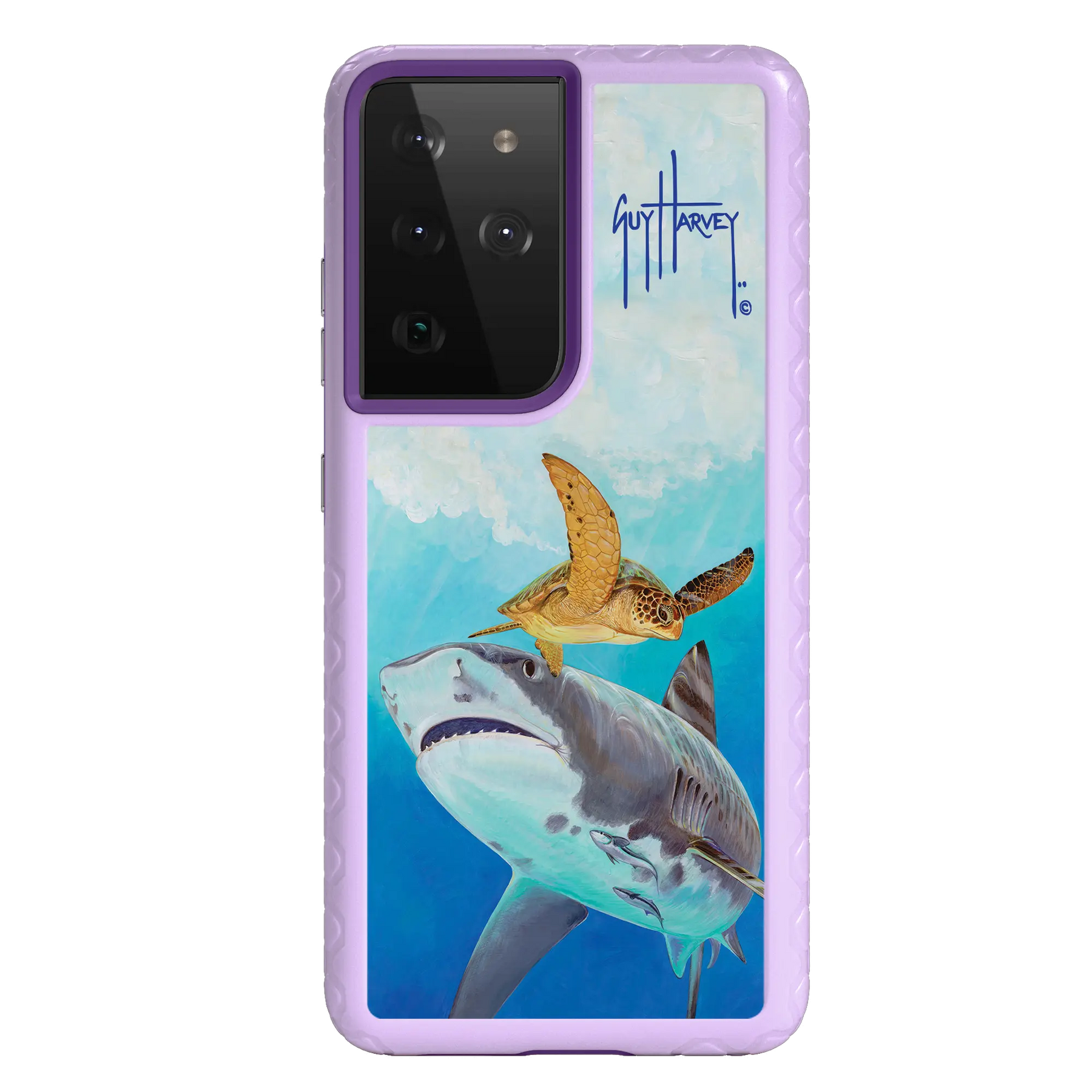 Guy Harvey Fortitude Series for Samsung Galaxy S21 Ultra - Eye of the Tiger - Custom Case - LilacBlossom - cellhelmet