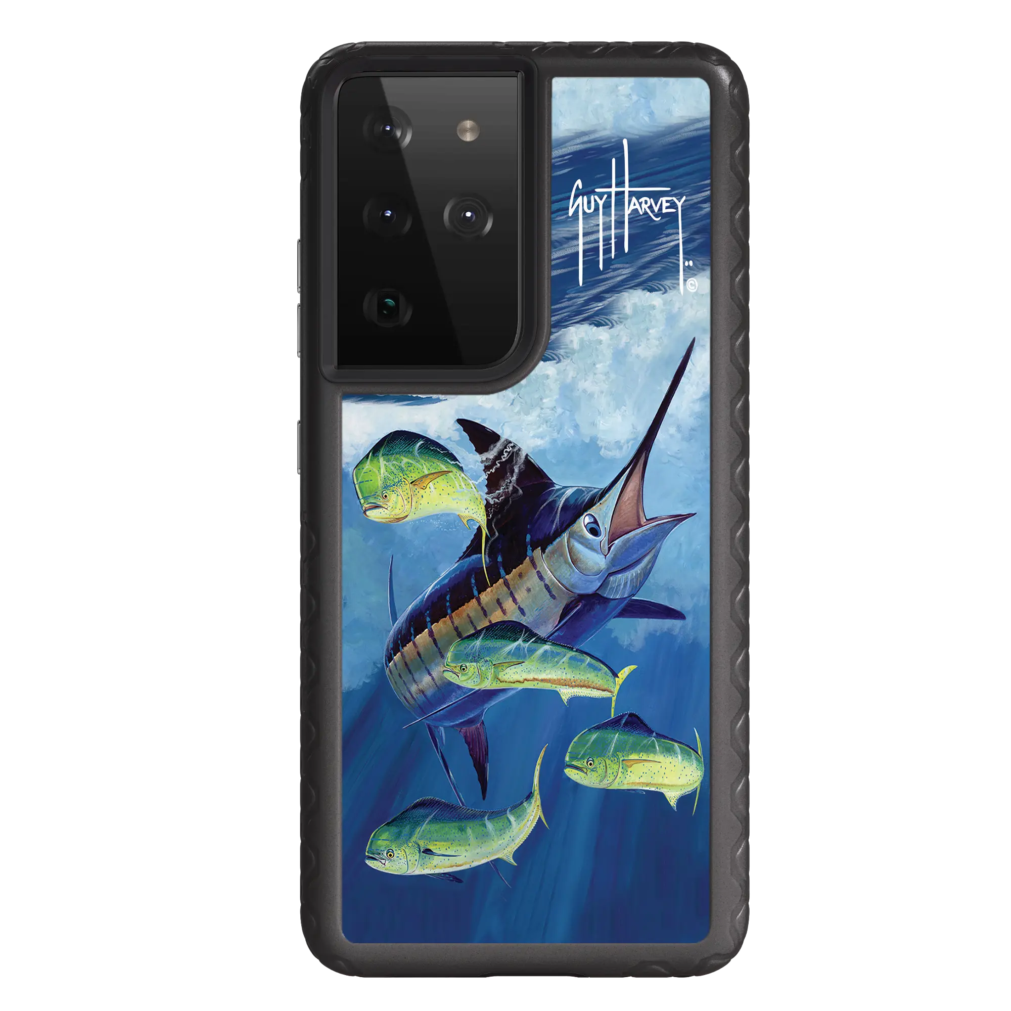 Guy Harvey Fortitude Series for Samsung Galaxy S21 Ultra - Four Play - Custom Case - OnyxBlack - cellhelmet
