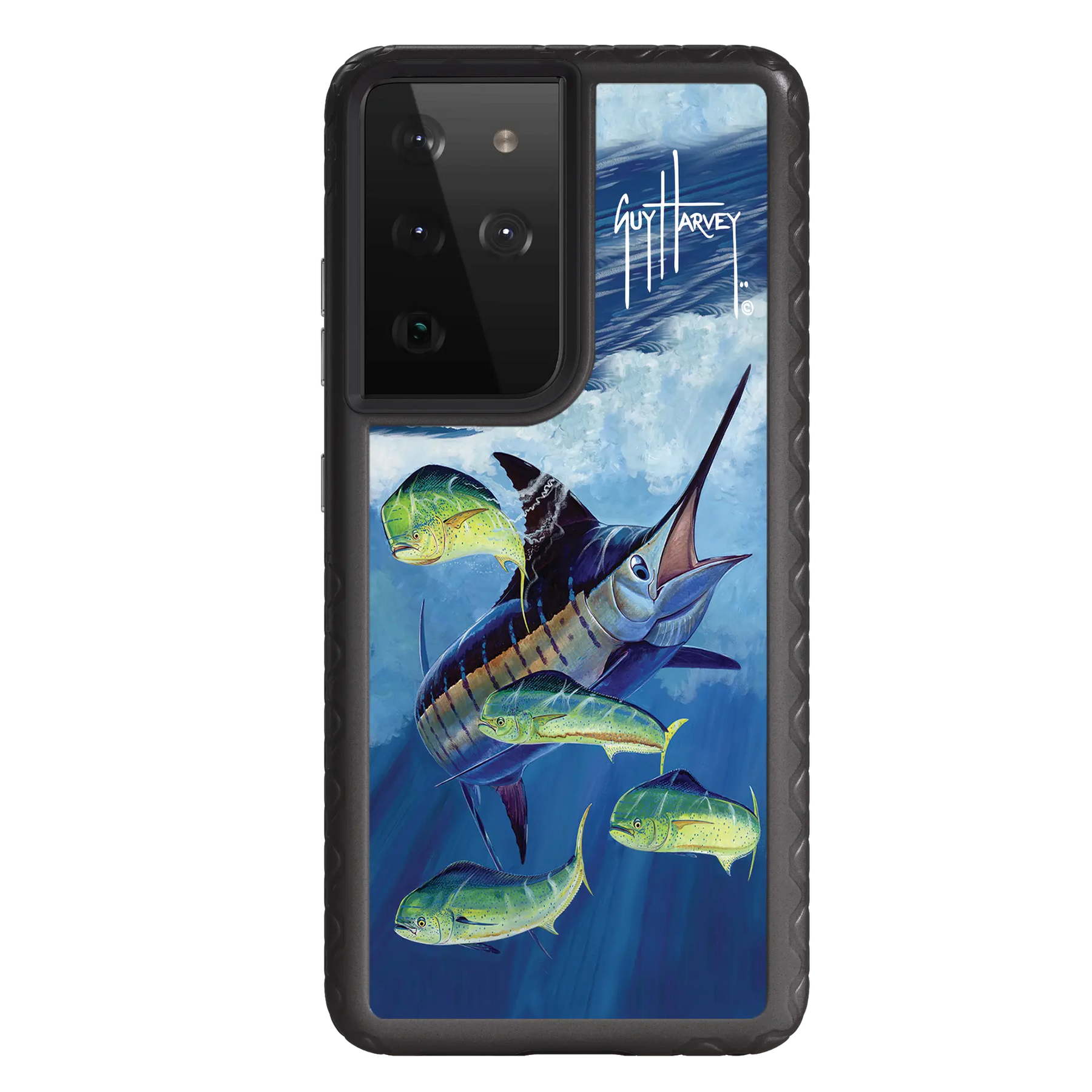 Guy Harvey Fortitude Series for Samsung Galaxy S21 Ultra - Four Play - Custom Case - OnyxBlack - cellhelmet