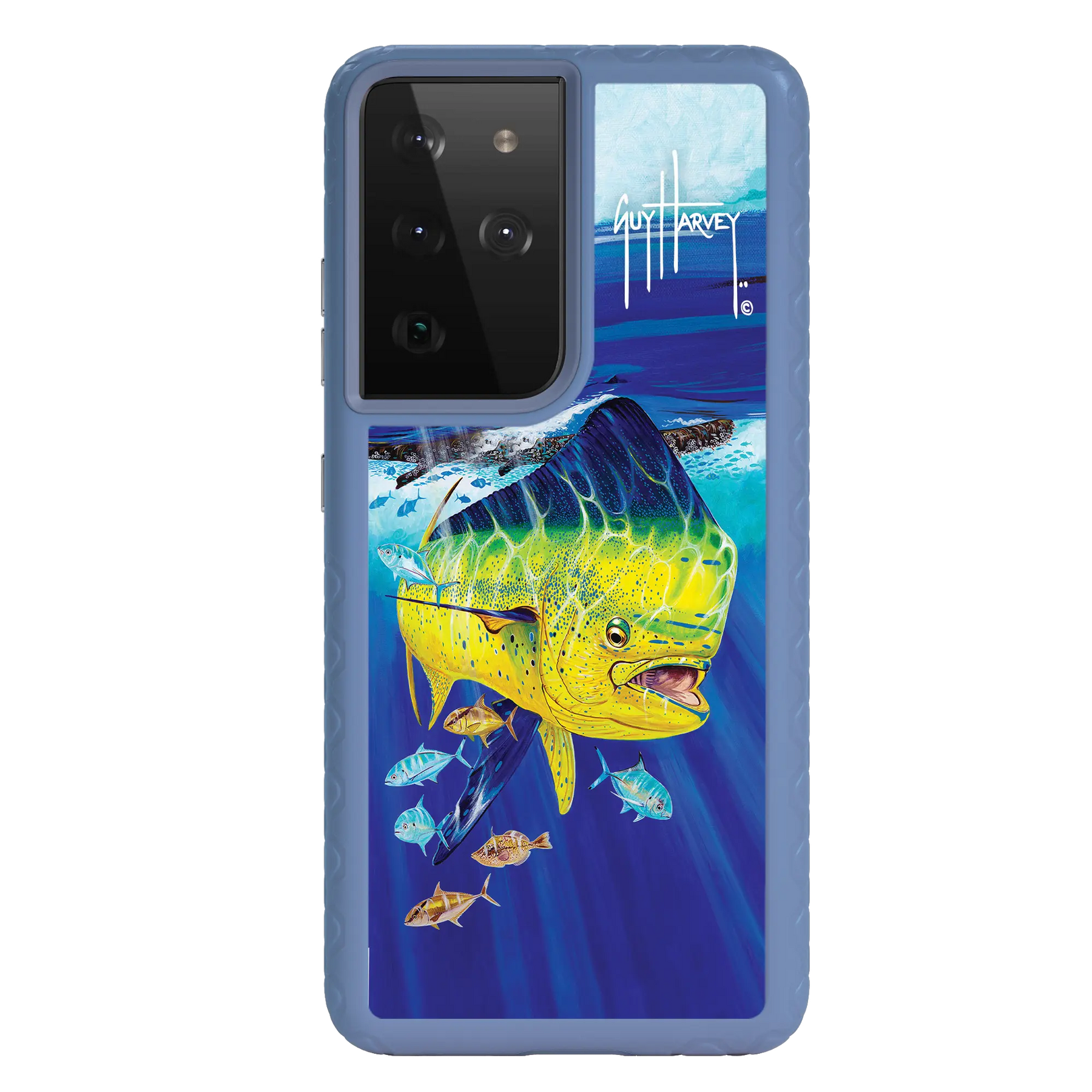 Guy Harvey Fortitude Series for Samsung Galaxy S21 Ultra - Golden Prize - Custom Case - SlateBlue - cellhelmet