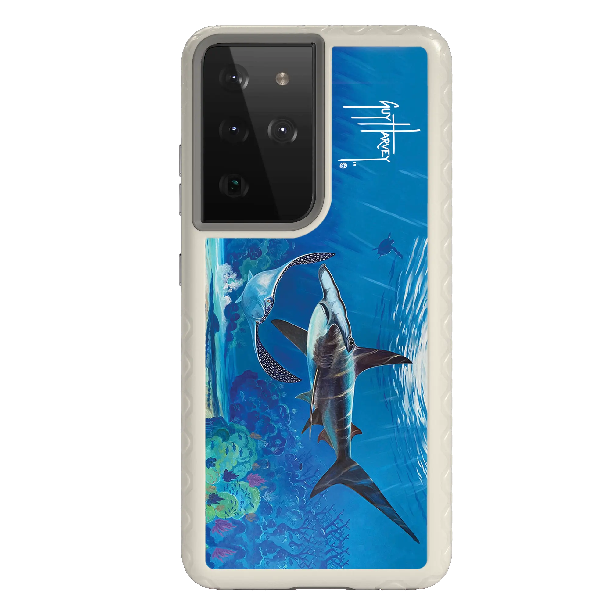 Guy Harvey Fortitude Series for Samsung Galaxy S21 Ultra - Hammer Down - Custom Case - Gray - cellhelmet