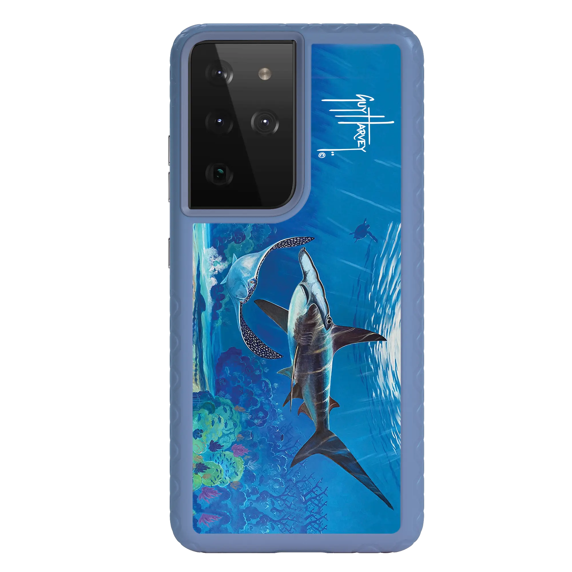 Guy Harvey Fortitude Series for Samsung Galaxy S21 Ultra - Hammer Down - Custom Case - SlateBlue - cellhelmet