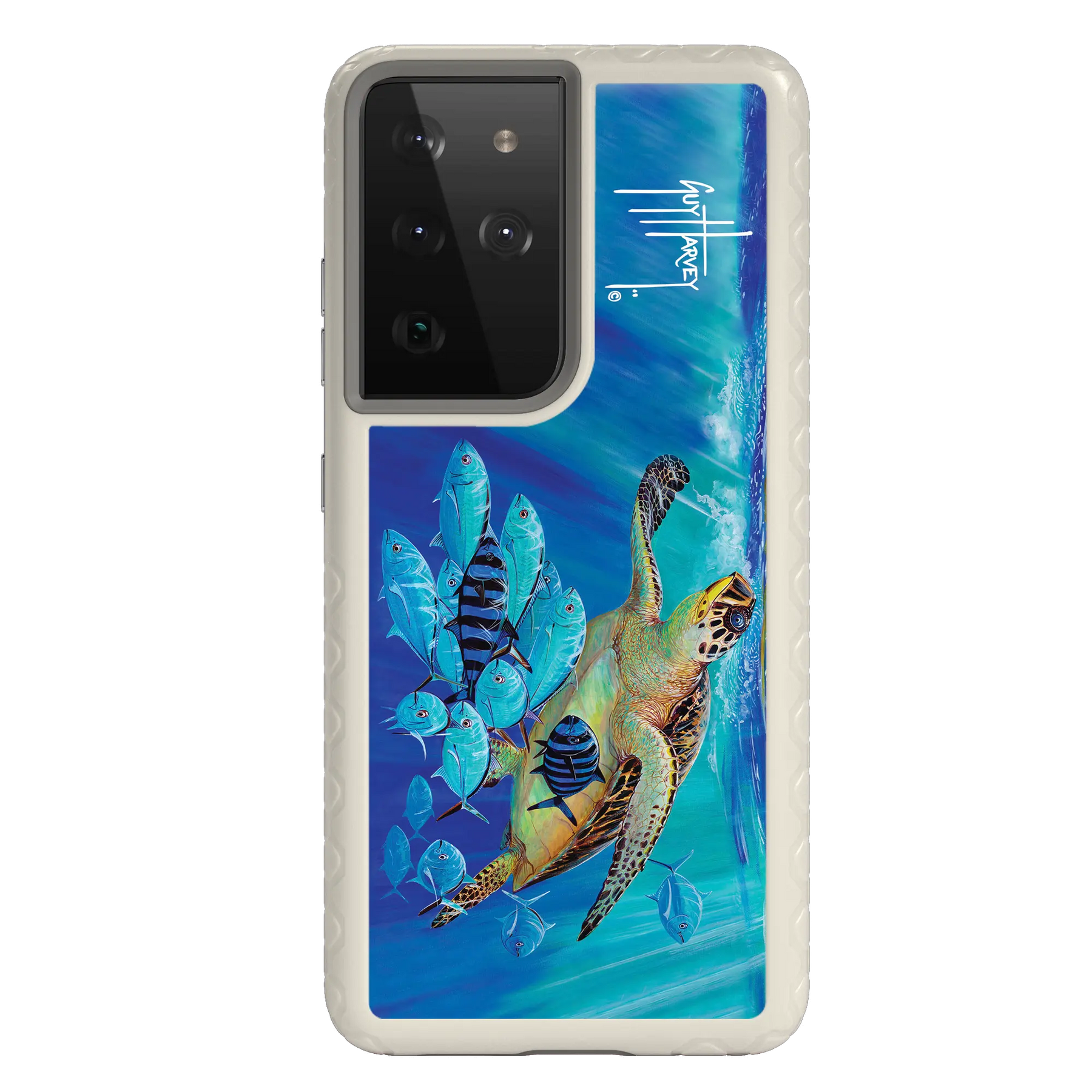 Guy Harvey Fortitude Series for Samsung Galaxy S21 Ultra - Hawksbill Caravan - Custom Case - Gray - cellhelmet