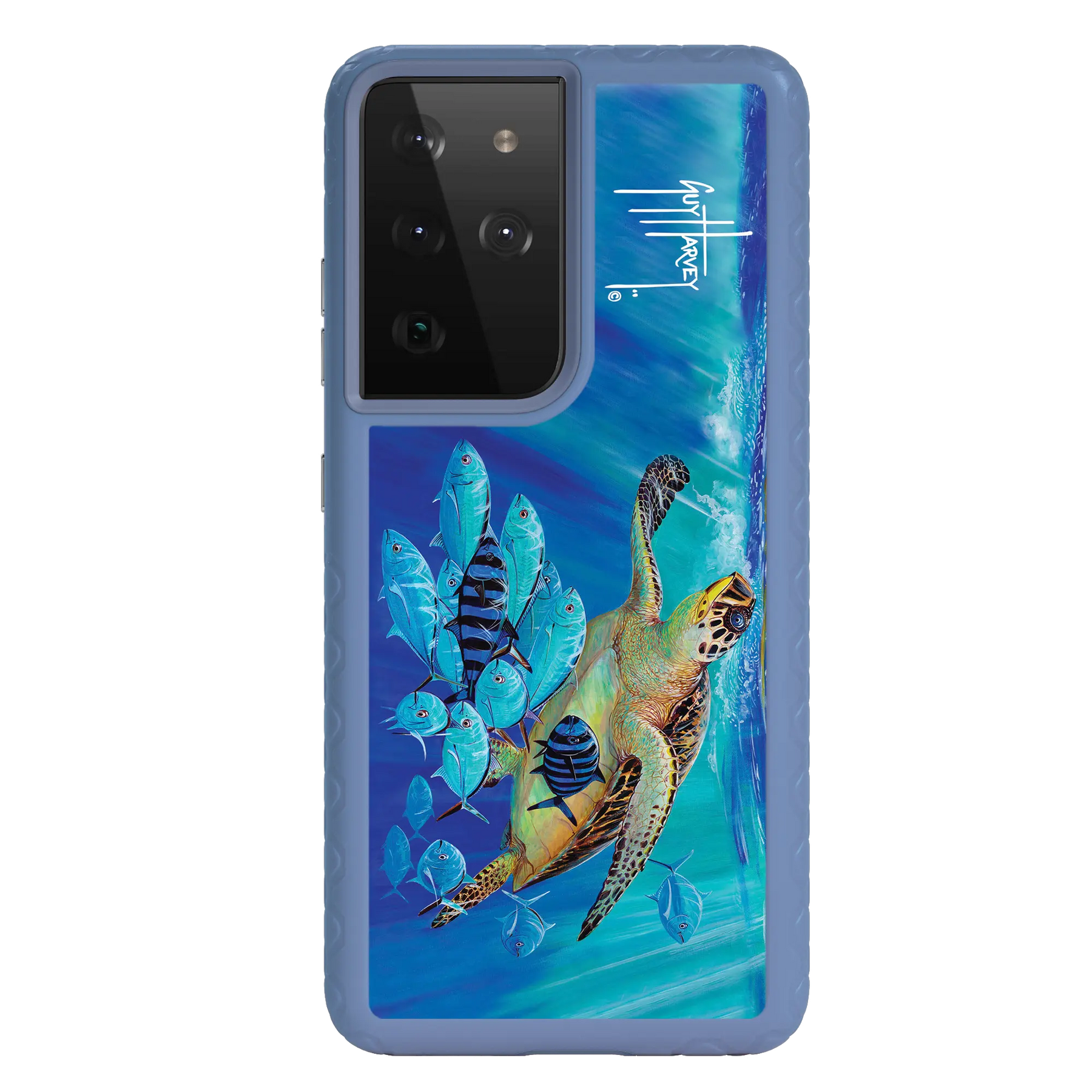Guy Harvey Fortitude Series for Samsung Galaxy S21 Ultra - Hawksbill Caravan - Custom Case - SlateBlue - cellhelmet