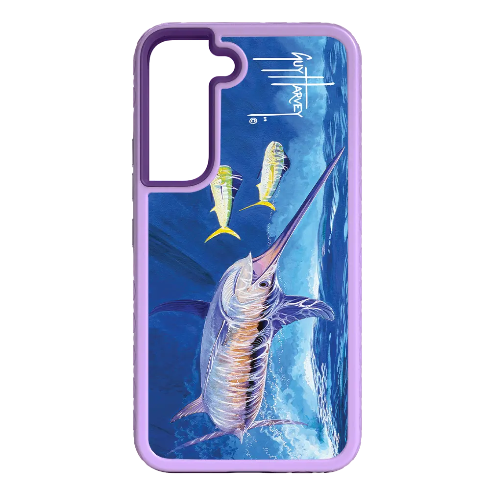 Guy Harvey Fortitude Series for Samsung Galaxy S22 - Bullseye Sword - Custom Case - LilacBlossom - cellhelmet