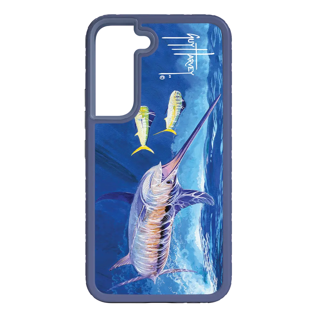 Guy Harvey Fortitude Series for Samsung Galaxy S22 - Bullseye Sword - Custom Case - SlateBlue - cellhelmet