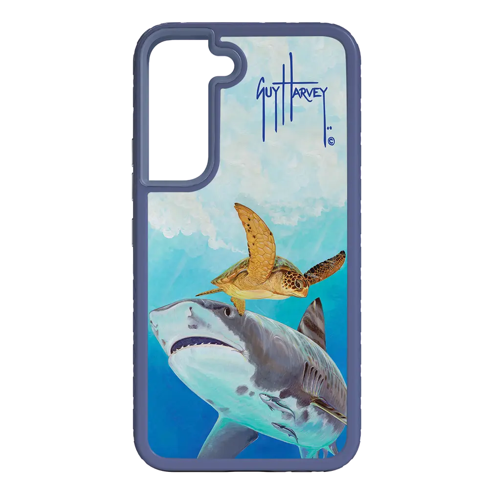Guy Harvey Fortitude Series for Samsung Galaxy S22 - Eye of the Tiger - Custom Case - SlateBlue - cellhelmet