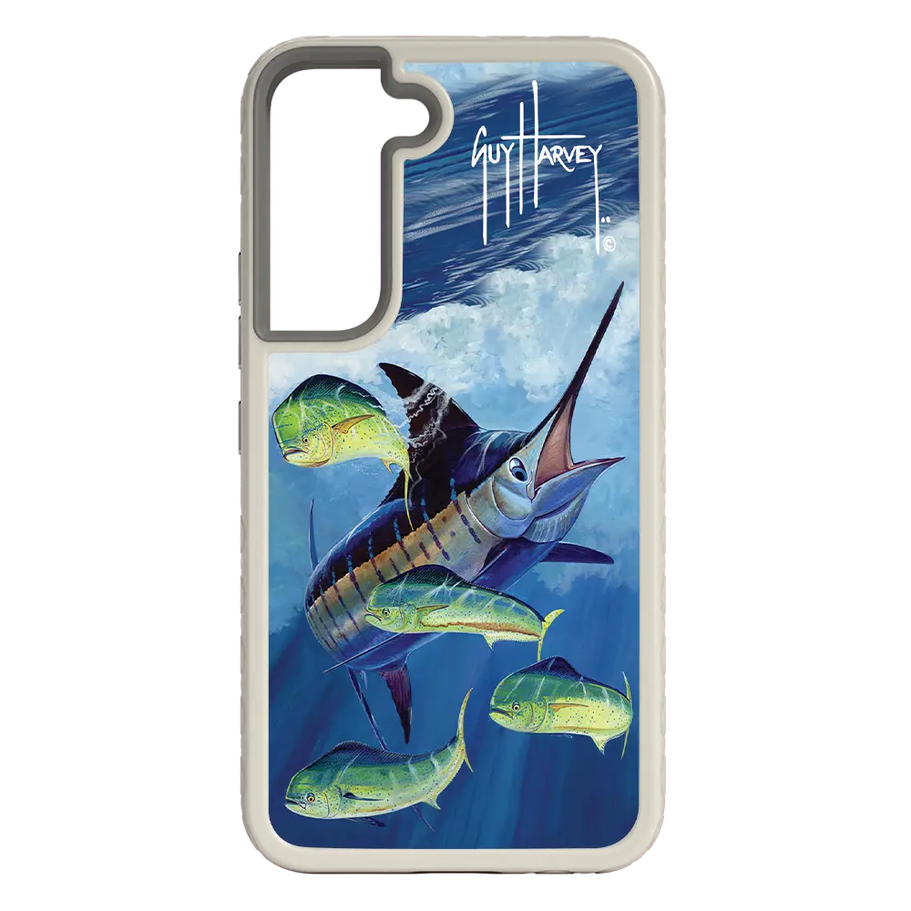 Guy Harvey Fortitude Series for Samsung Galaxy S22 - Four Play - Custom Case - Gray - cellhelmet