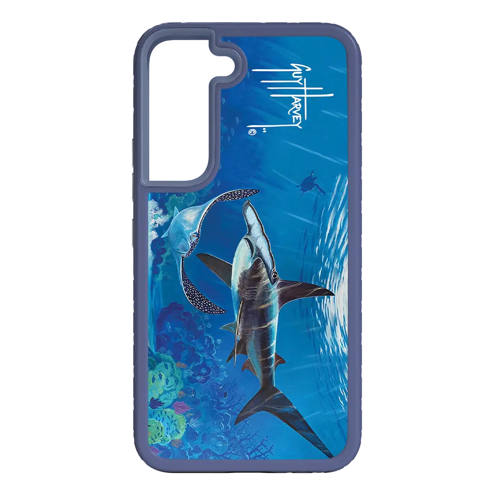 Guy Harvey Fortitude Series for Samsung Galaxy S22 - Hammer Down - Custom Case - SlateBlue - cellhelmet