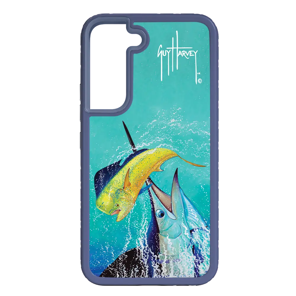 Guy Harvey Fortitude Series for Samsung Galaxy S22 Plus - El Dorado II - Custom Case - SlateBlue - cellhelmet