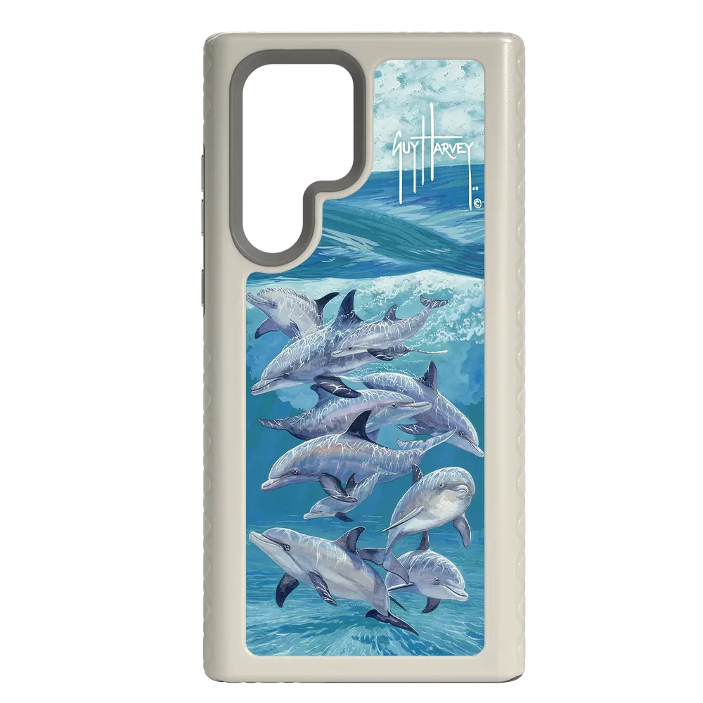 Guy Harvey Fortitude Series for Samsung Galaxy S22 Ultra - Bullseye Sword - Custom Case - Gray - cellhelmet