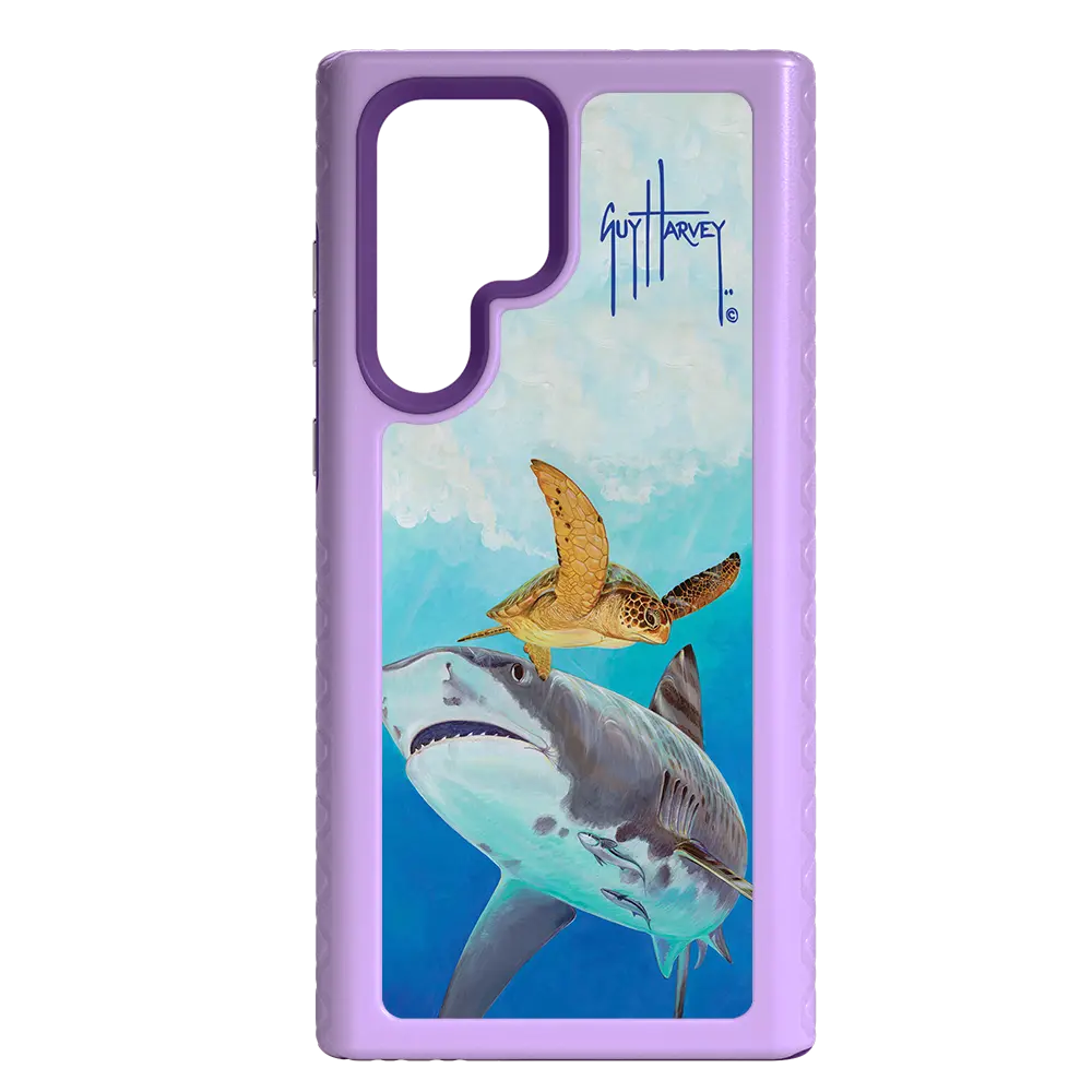 Guy Harvey Fortitude Series for Samsung Galaxy S22 Ultra - Eye of the Tiger - Custom Case - LilacBlossom - cellhelmet