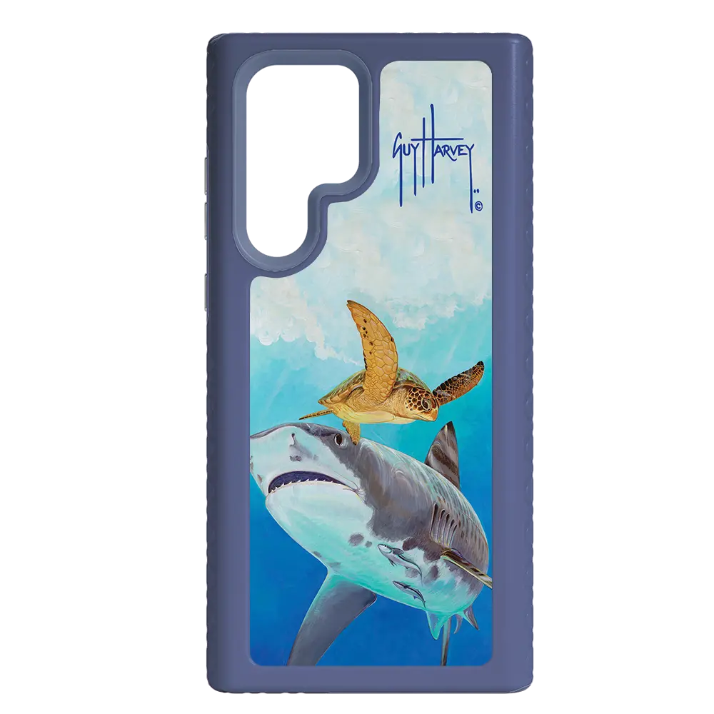 Guy Harvey Fortitude Series for Samsung Galaxy S22 Ultra - Eye of the Tiger - Custom Case - SlateBlue - cellhelmet