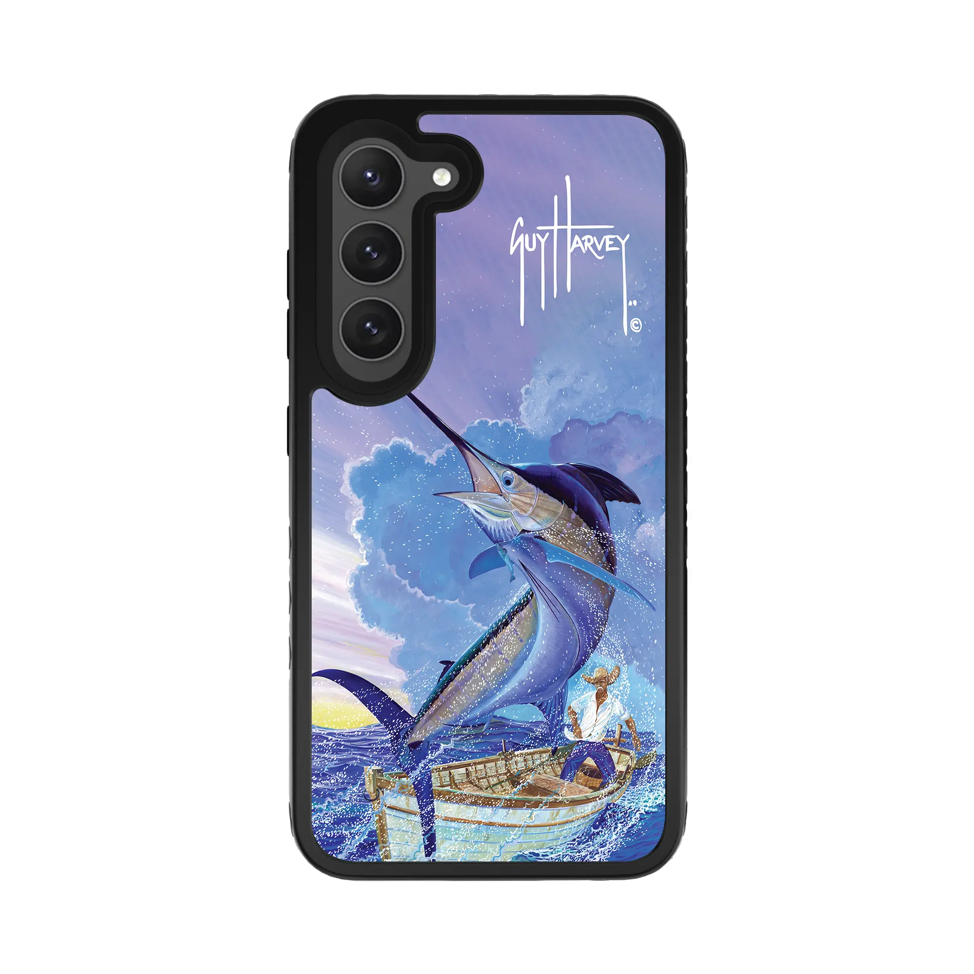 Guy Harvey Fortitude Series for Samsung Galaxy S23 - El Viejo - Custom Case - OnyxBlack - cellhelmet