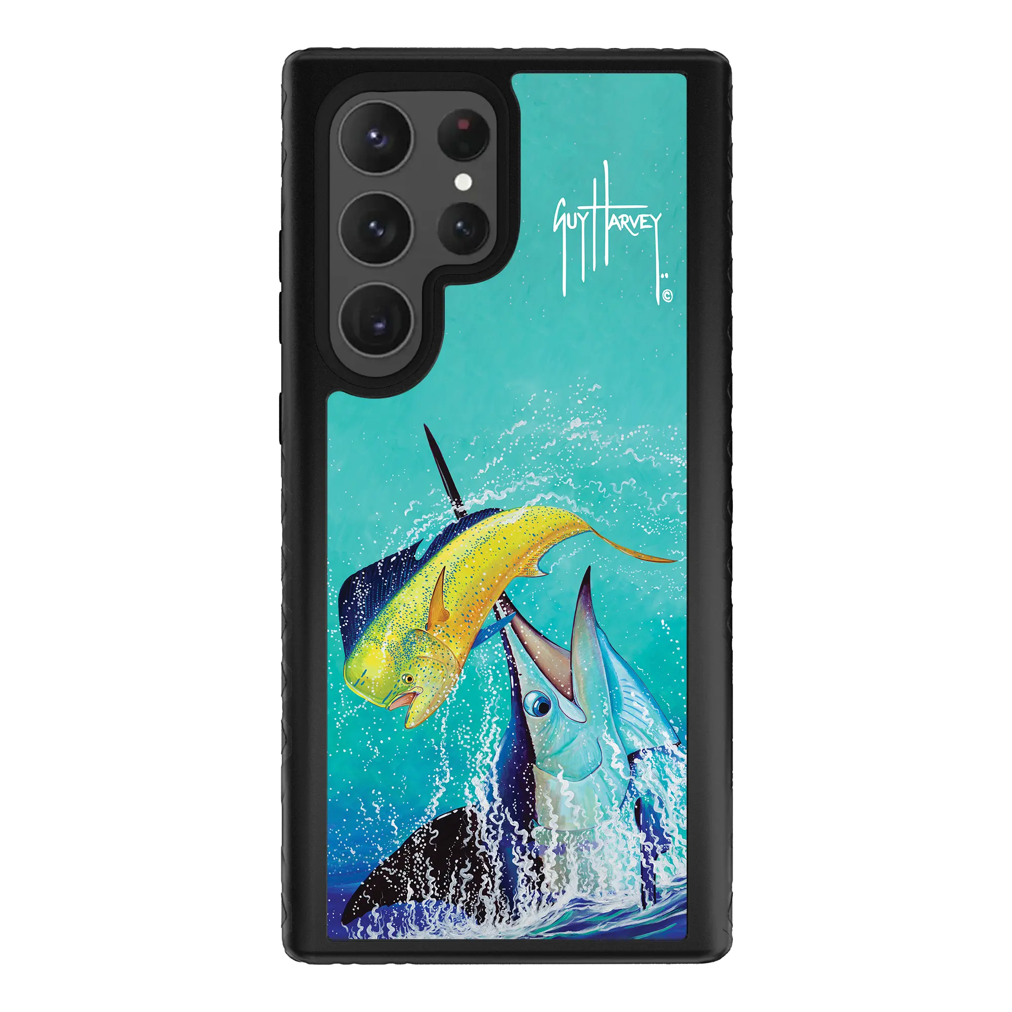 Guy Harvey Fortitude Series for Samsung Galaxy S23 Ultra - El Dorado II - Custom Case - OnyxBlack - cellhelmet