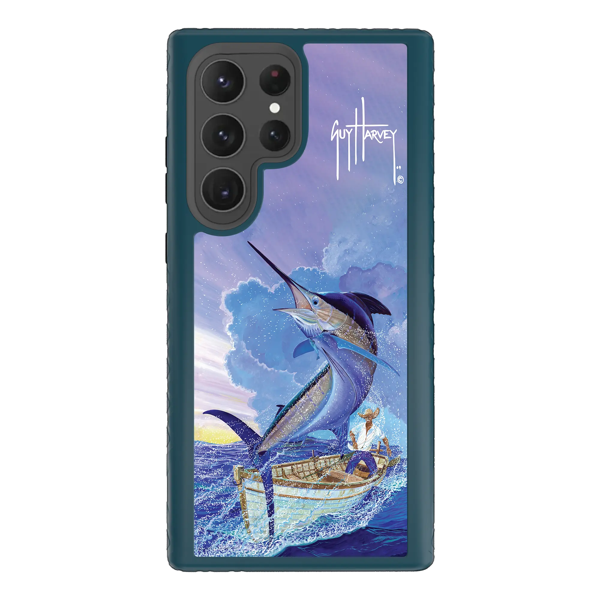 Guy Harvey Fortitude Series for Samsung Galaxy S23 Ultra - El Viejo - Custom Case - DeepSeaBlue - cellhelmet