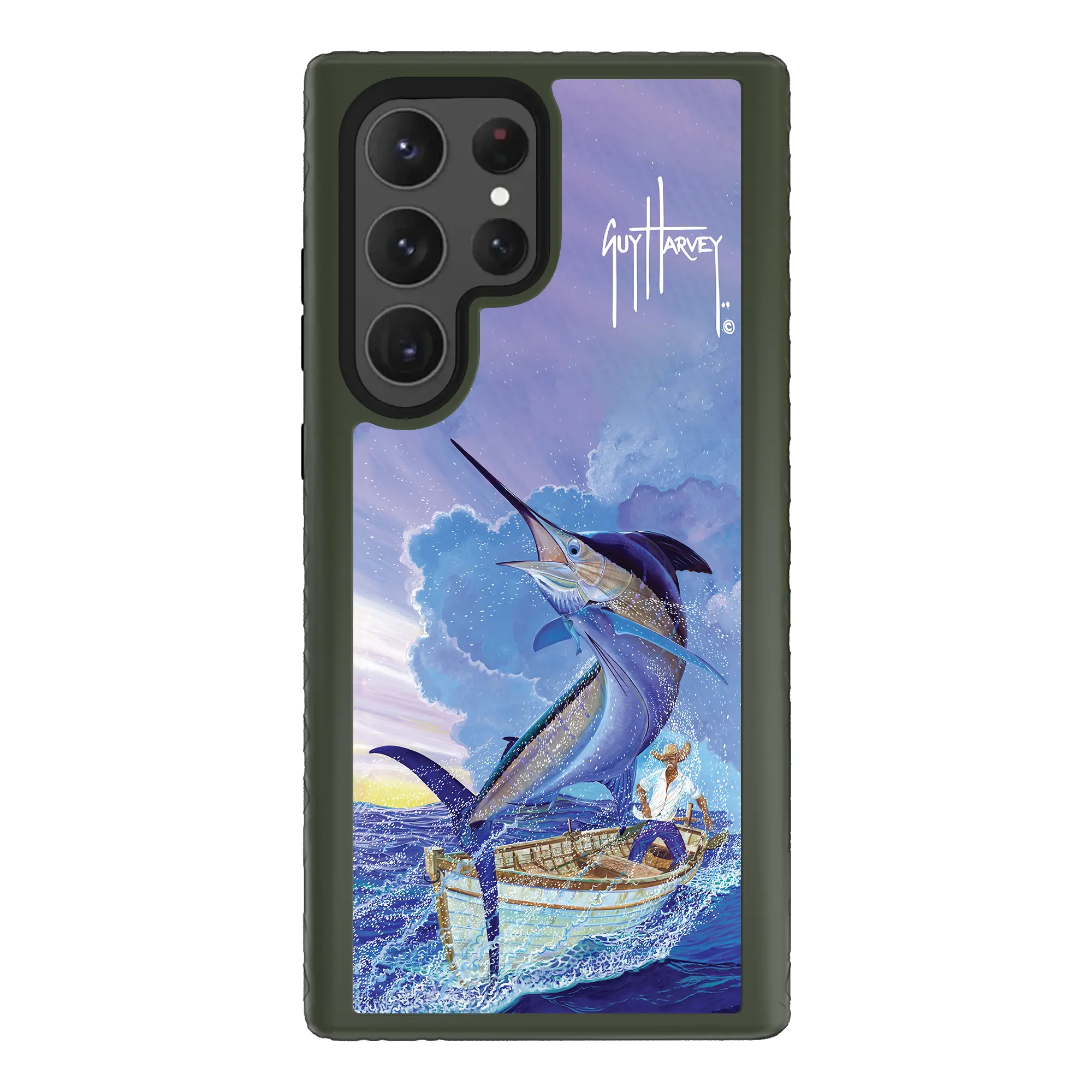 Guy Harvey Fortitude Series for Samsung Galaxy S23 Ultra - El Viejo - Custom Case - OliveDrabGreen - cellhelmet