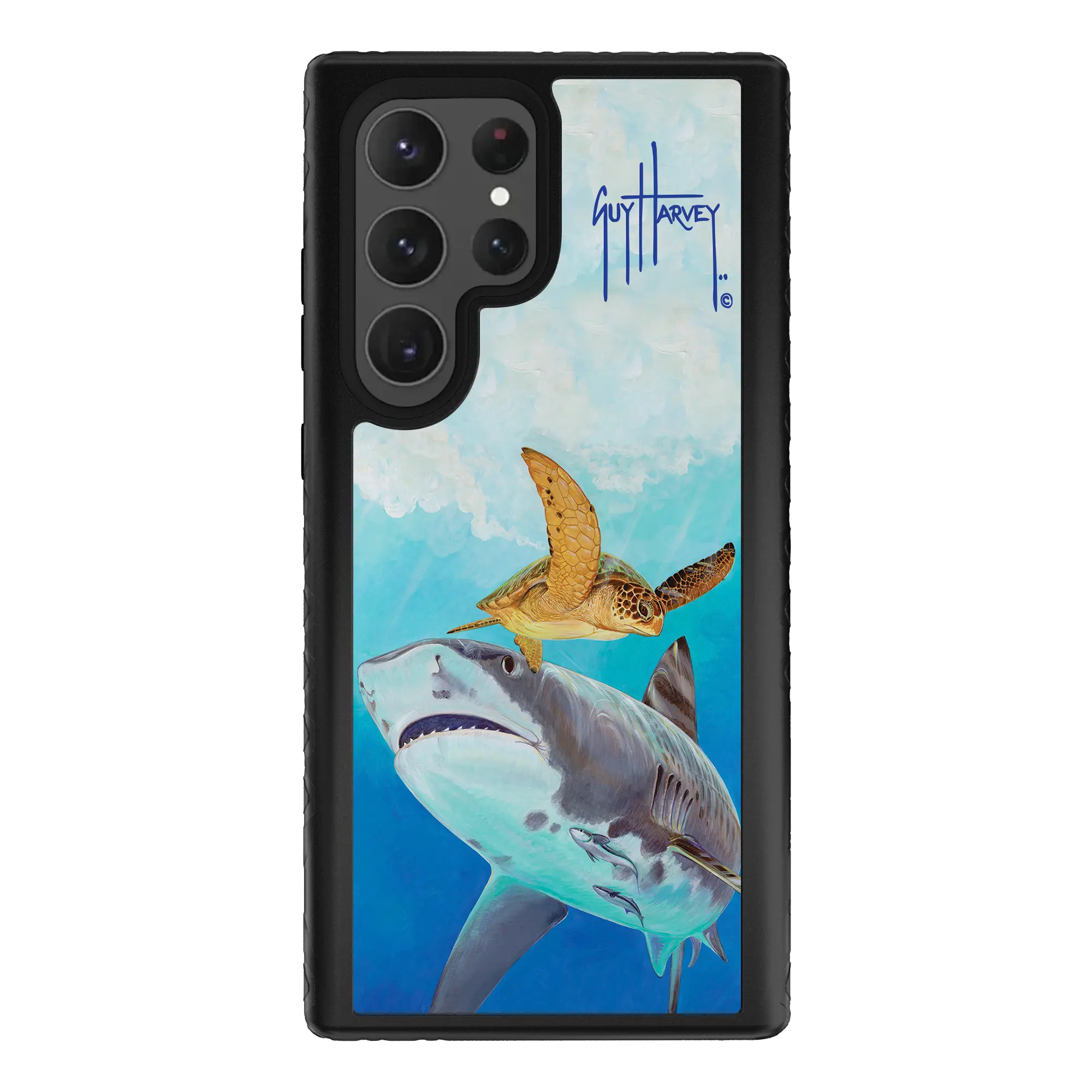 Guy Harvey Fortitude Series for Samsung Galaxy S23 Ultra - Eye of the Tiger - Custom Case - OnyxBlack - cellhelmet