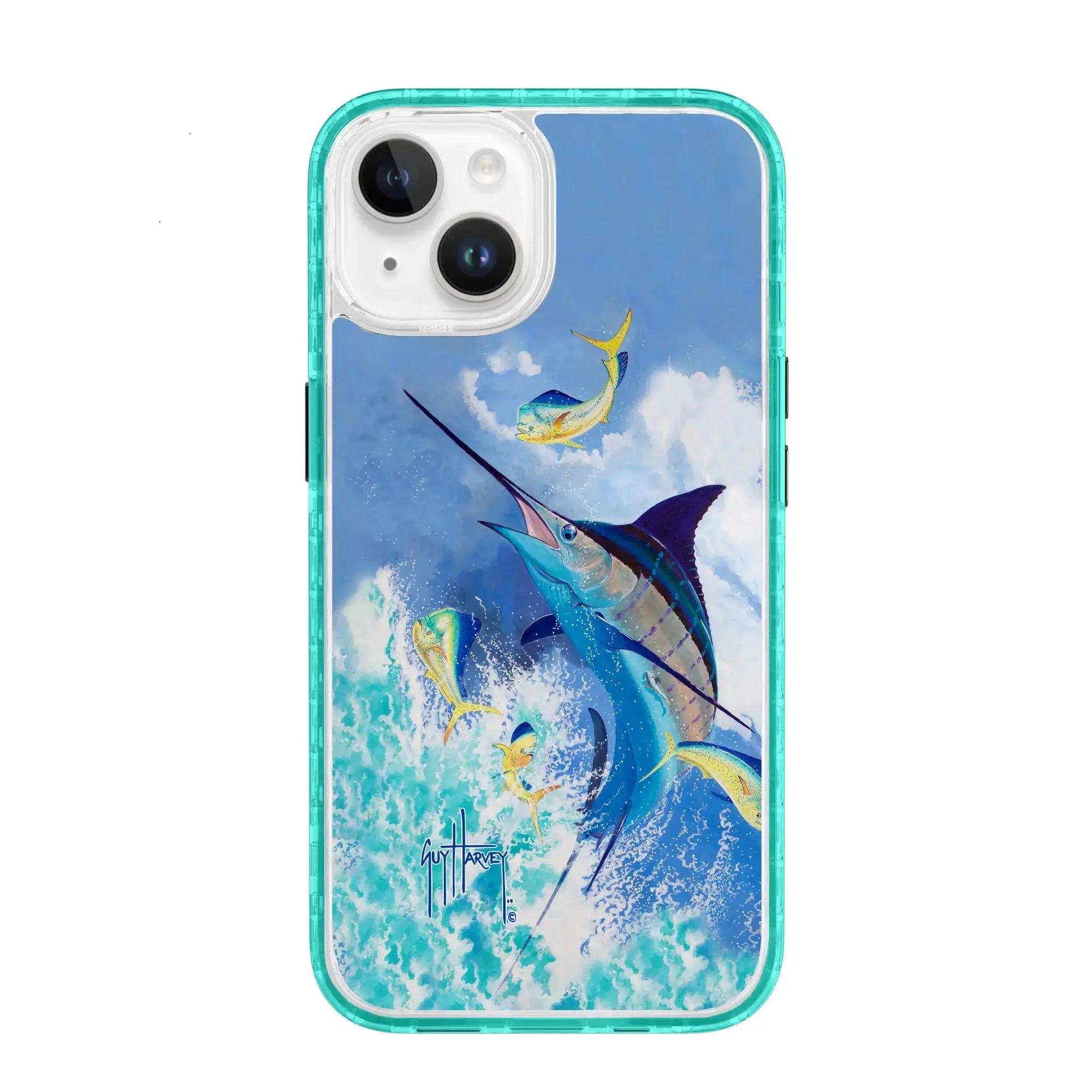 iPhone 14 | MagSafe ® | Guy Harvey Originals - Blue Commotion Swordfish