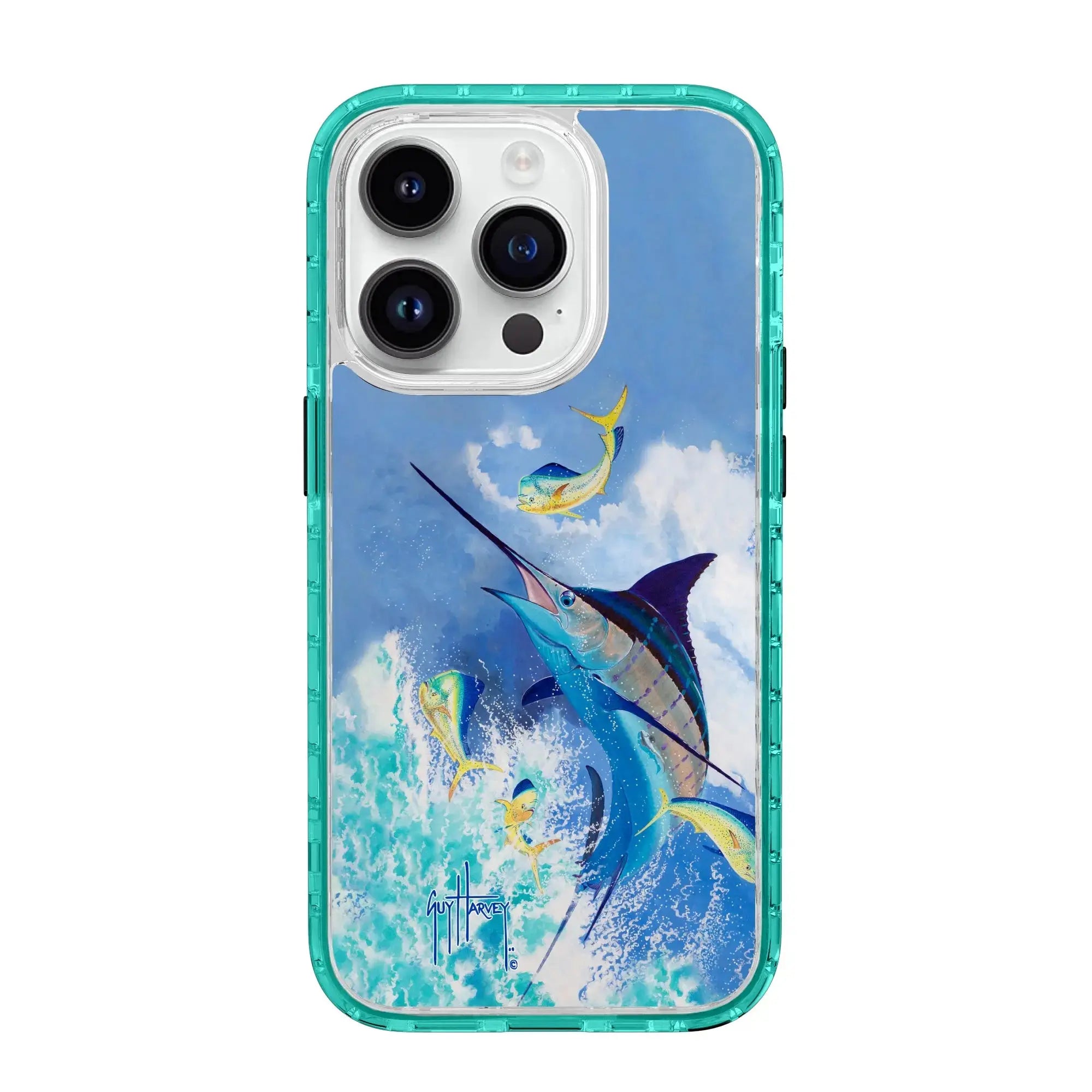 iPhone 14 Pro | MagSafe ® | Guy Harvey Originals - Blue Commotion Swordfish