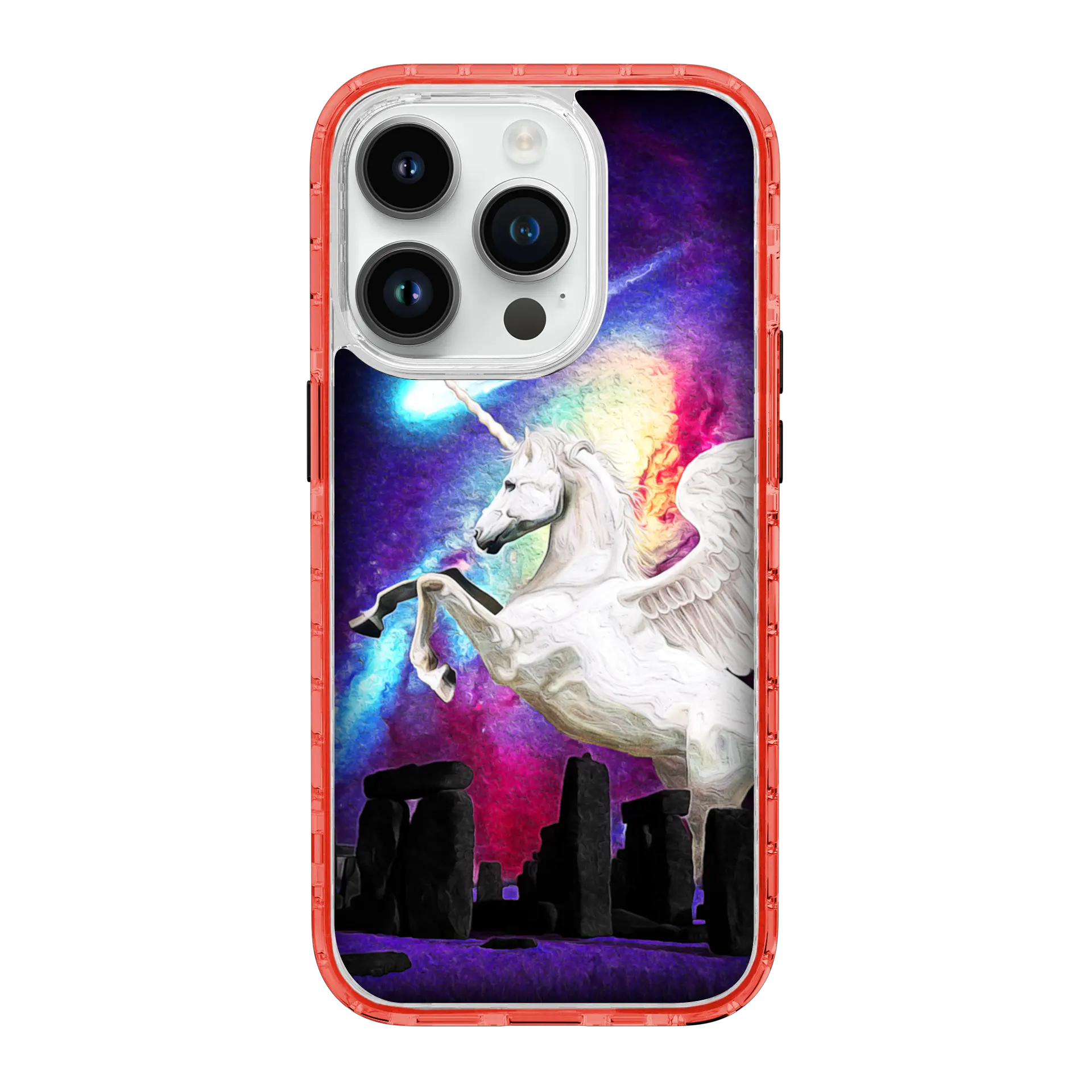 AppleiPhone14ProTurboRed Horned Magesty | Wizards & Wyrms Series | Custom MagSafe Case Design for Apple iPhone 14 Series cellhelmet cellhelmet