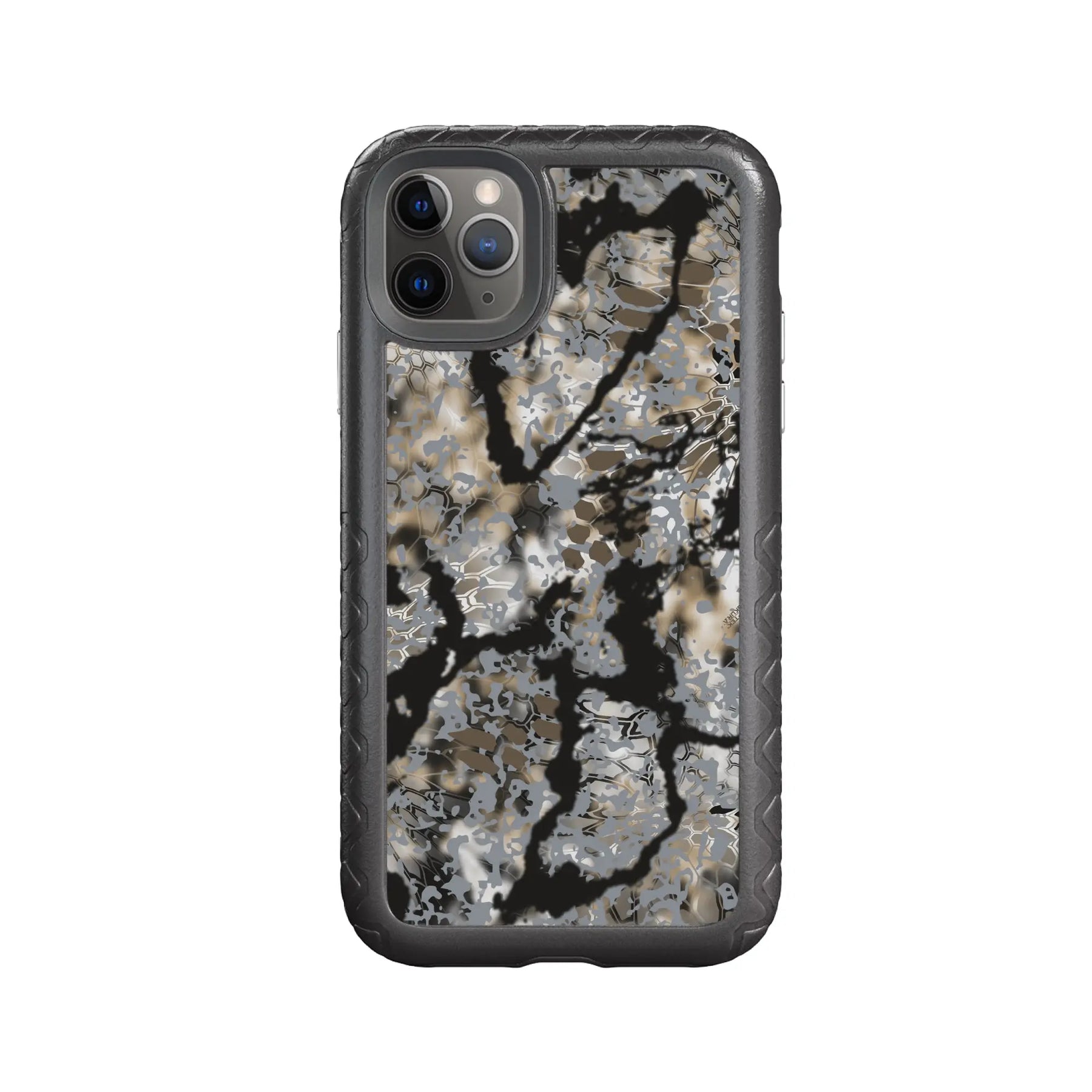 Kryptek Fortitude for Apple iPhone 11 Pro Max - Custom Case - OnyxBlackOBSKURASKYFALL - cellhelmet