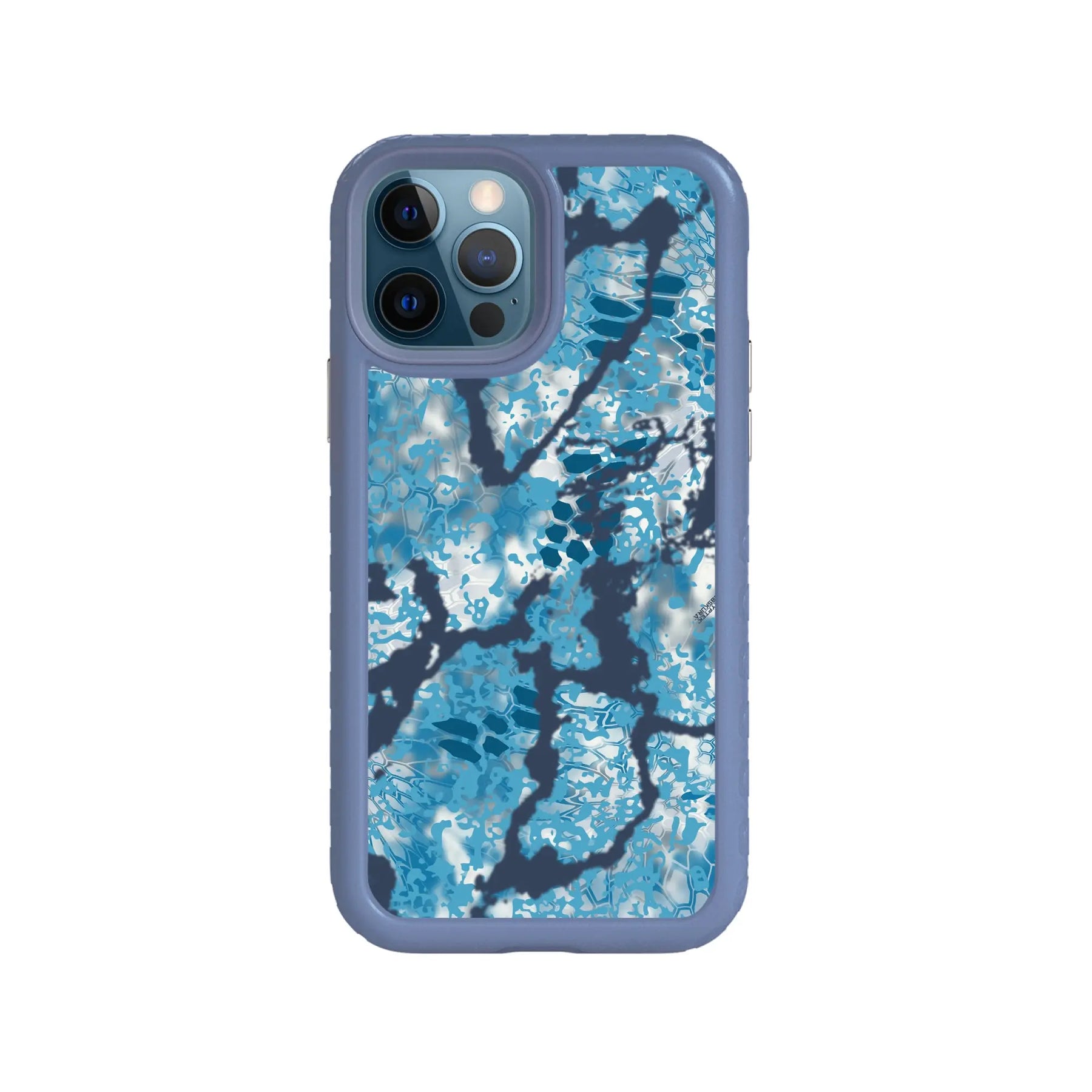Kryptek Fortitude for Apple iPhone 12 / 12 Pro - Custom Case - SlateBlueOBSKURALITUS - cellhelmet