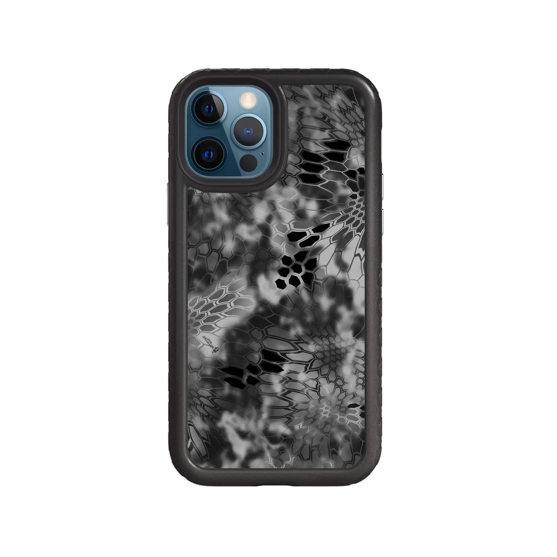 Kryptek Fortitude for Apple iPhone 12 / 12 Pro - Custom Case - OnyxBlackRAID - cellhelmet