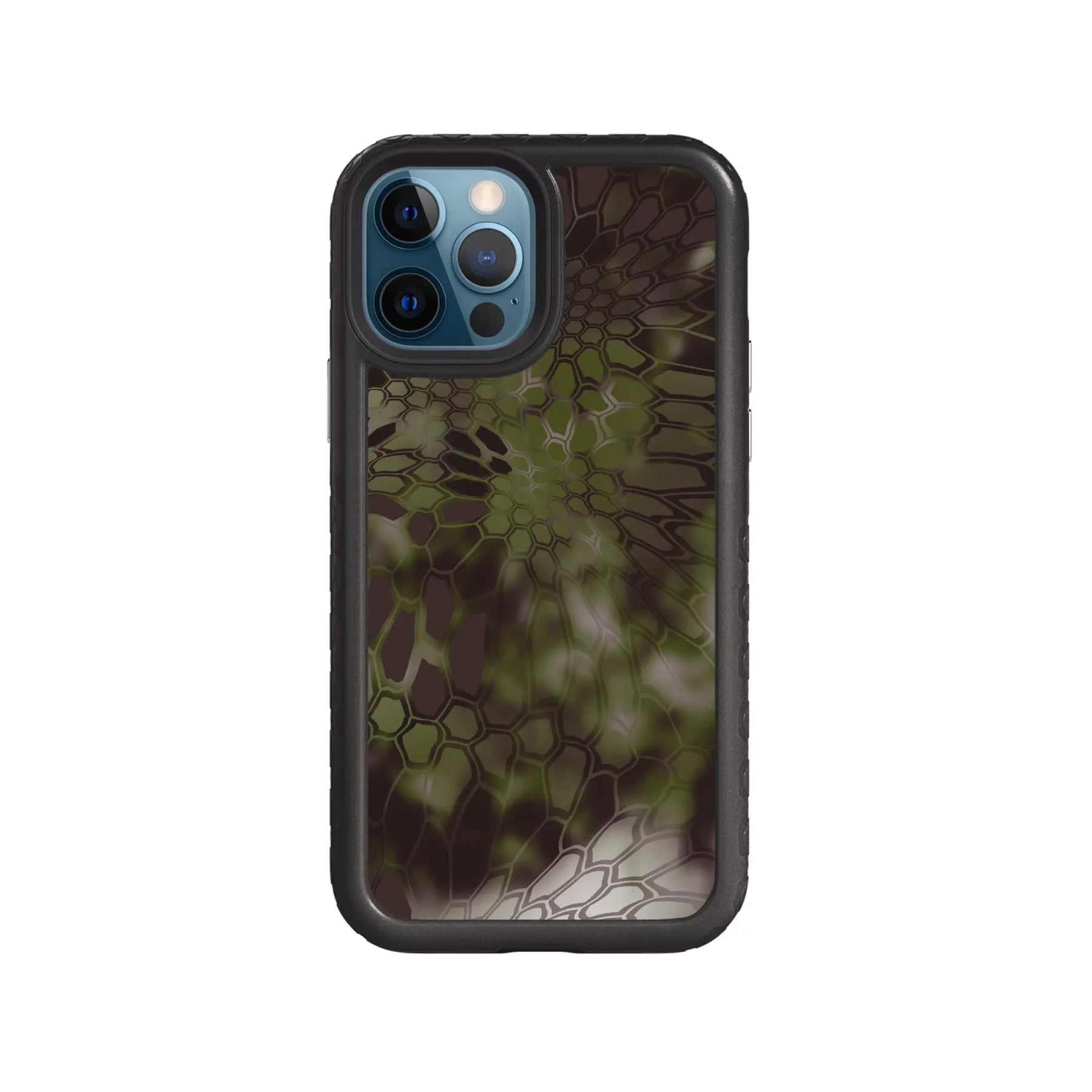 Kryptek Fortitude for Apple iPhone 12 / 12 Pro - Custom Case - OnyxBlackALTITUDE - cellhelmet