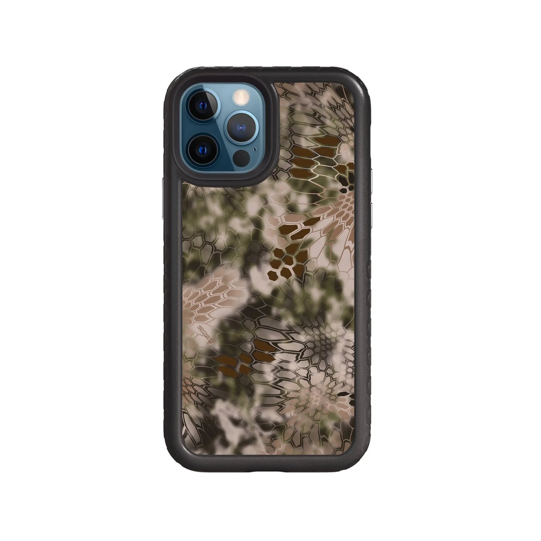 Kryptek Fortitude for Apple iPhone 12 / 12 Pro - Custom Case - OnyxBlackHIGHLANDER - cellhelmet