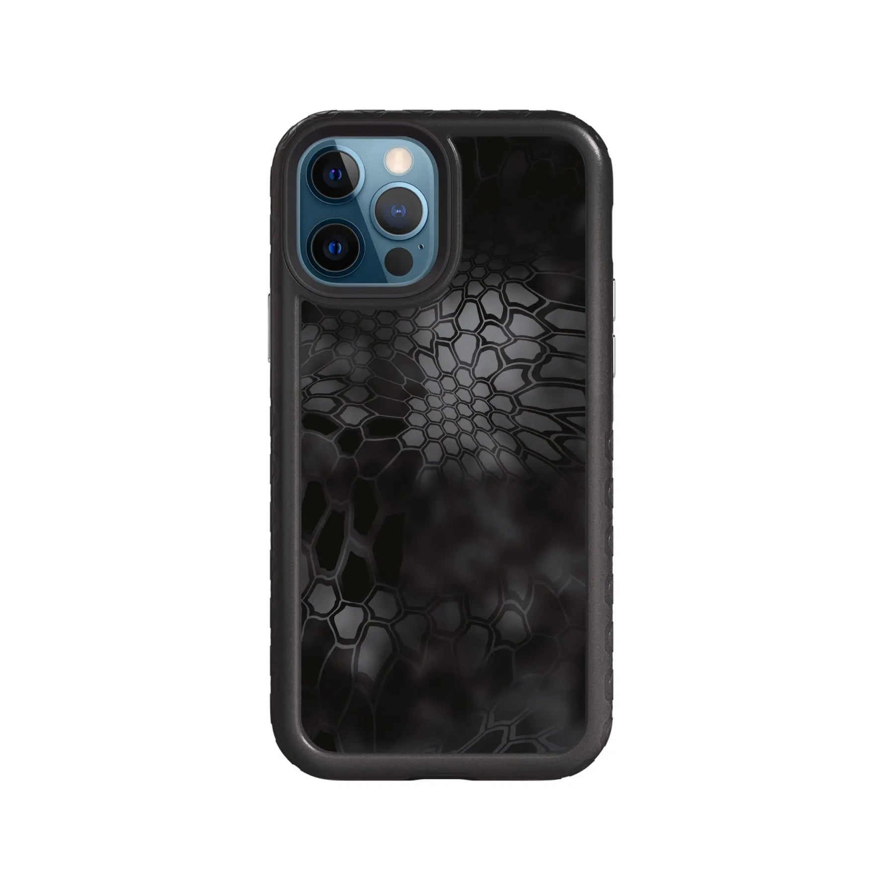 Kryptek Fortitude for Apple iPhone 12 / 12 Pro - Custom Case - OnyxBlackTYPHON - cellhelmet