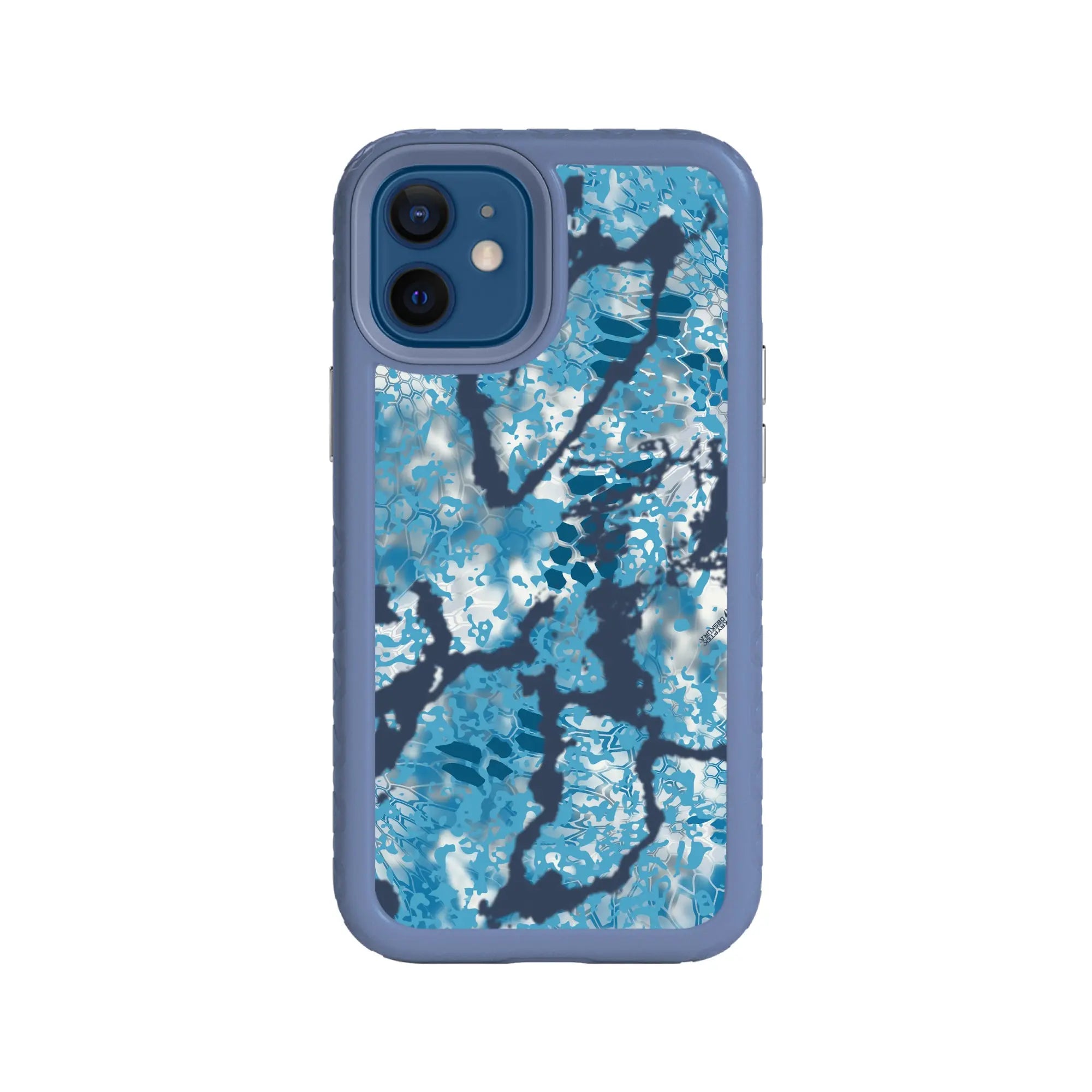 Kryptek Fortitude for Apple iPhone 12 Mini - Custom Case - SlateBlueOBSKURALITUS - cellhelmet