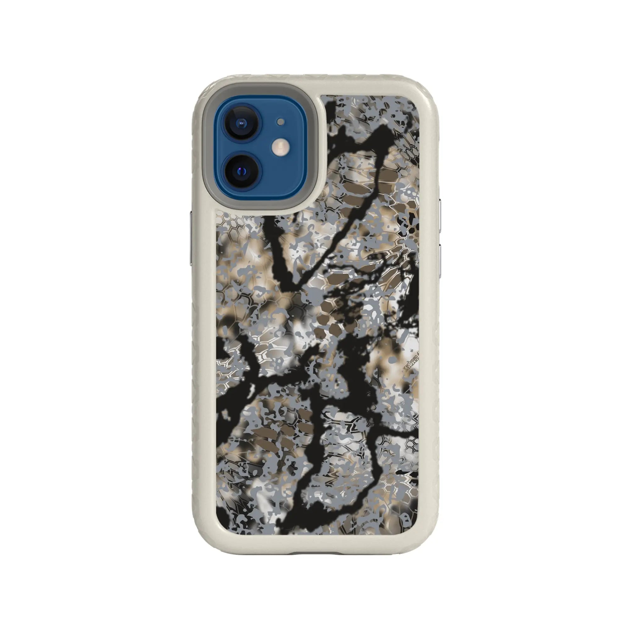 Kryptek Fortitude for Apple iPhone 12 Mini - Custom Case - GrayOBSKURASKYFALL - cellhelmet