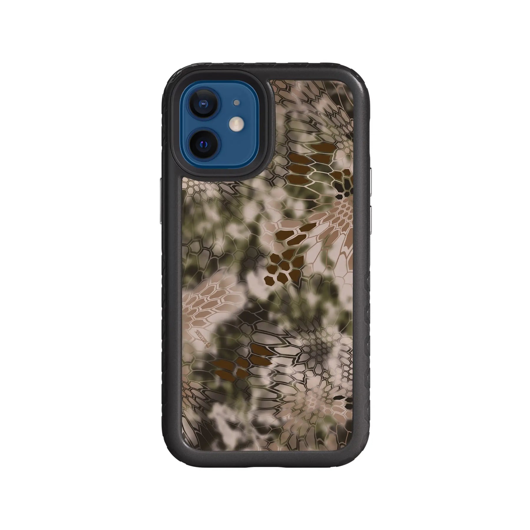 Kryptek Fortitude for Apple iPhone 12 Mini - Custom Case - OnyxBlackHIGHLANDER - cellhelmet