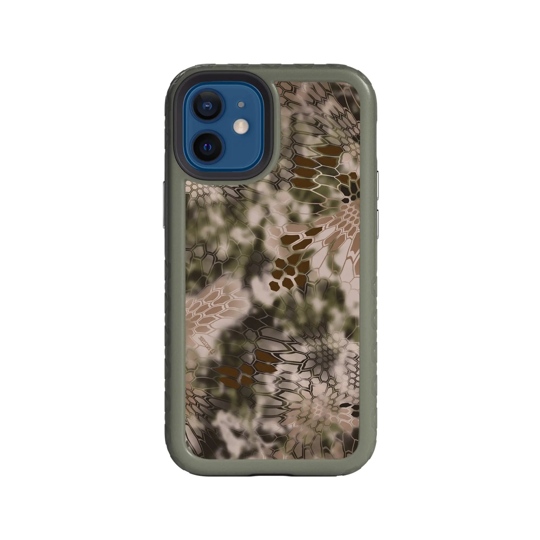 Kryptek Fortitude for Apple iPhone 12 Mini - Custom Case - OliveDrabGreenHIGHLANDER - cellhelmet