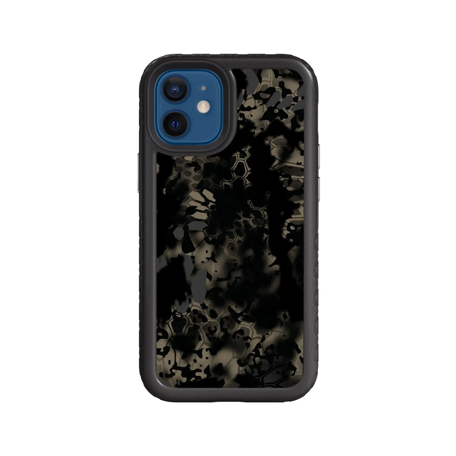 Kryptek Fortitude for Apple iPhone 12 Mini - Custom Case - OnyxBlackOBSKURANOX - cellhelmet