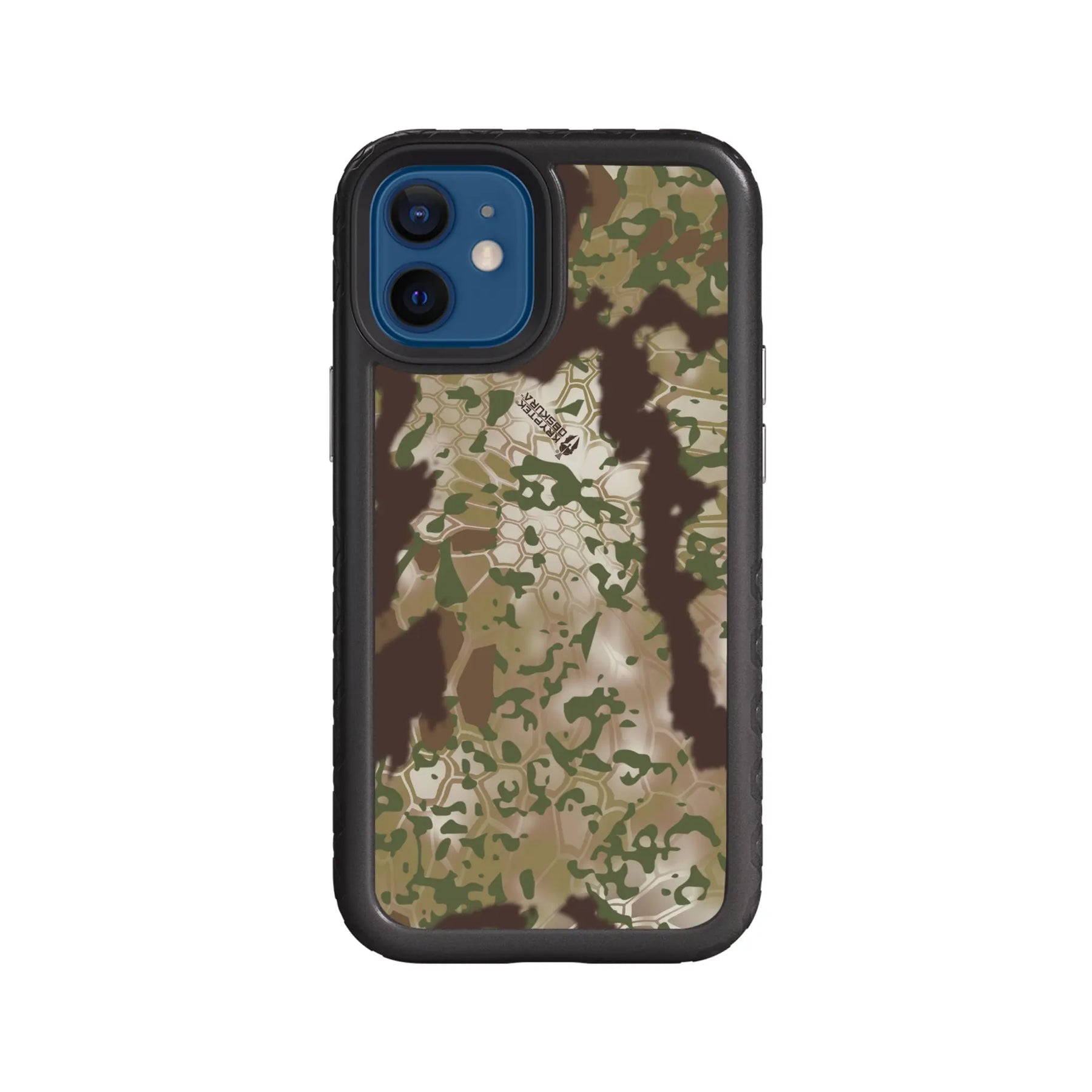 Kryptek Fortitude for Apple iPhone 12 Mini - Custom Case - OnyxBlackOBSKURATRANSITIONAL - cellhelmet