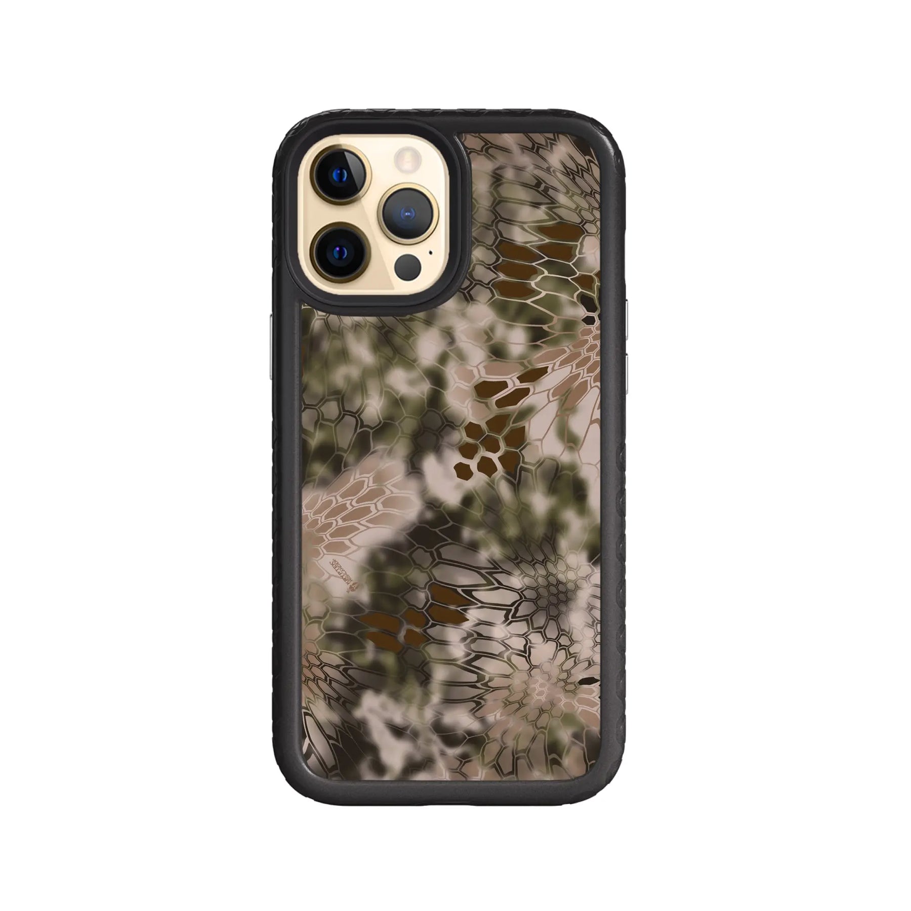 Kryptek Fortitude for Apple iPhone 12 Pro Max - Custom Case - OnyxBlackHIGHLANDER - cellhelmet