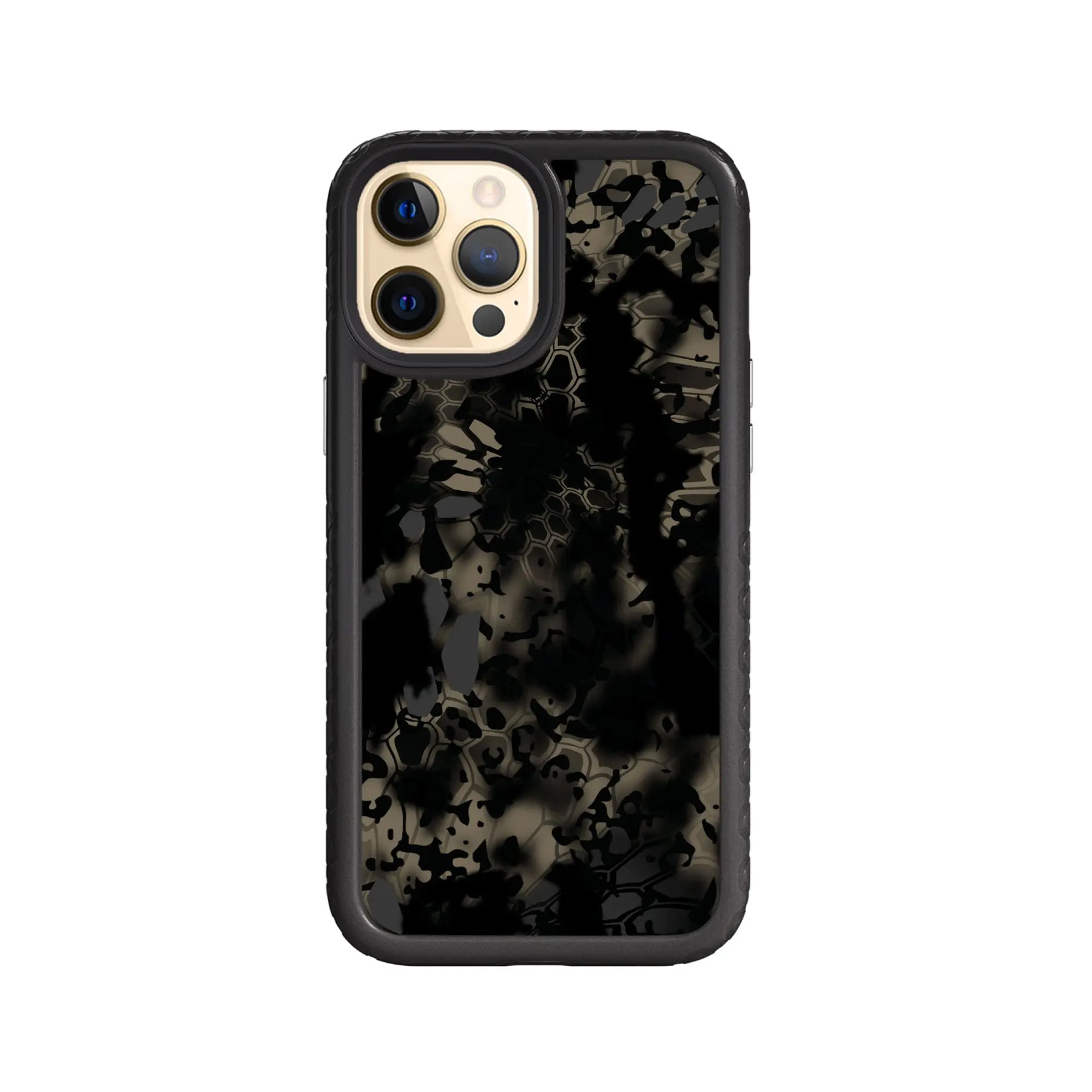 Kryptek Fortitude for Apple iPhone 12 Pro Max - Custom Case - OnyxBlackOBSKURANOX - cellhelmet