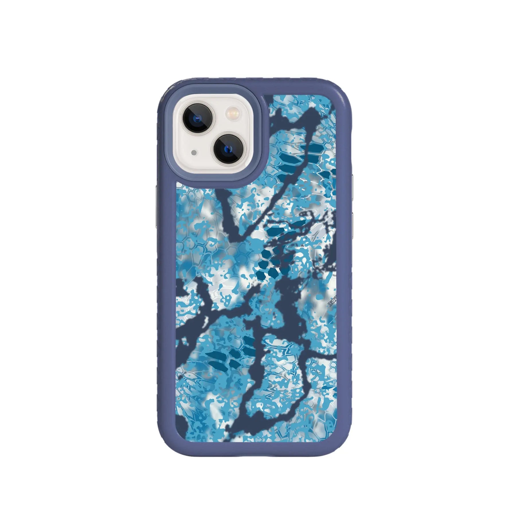 Kryptek Fortitude for Apple iPhone 13 Mini - Custom Case - SlateBlueOBSKURALITUS - cellhelmet