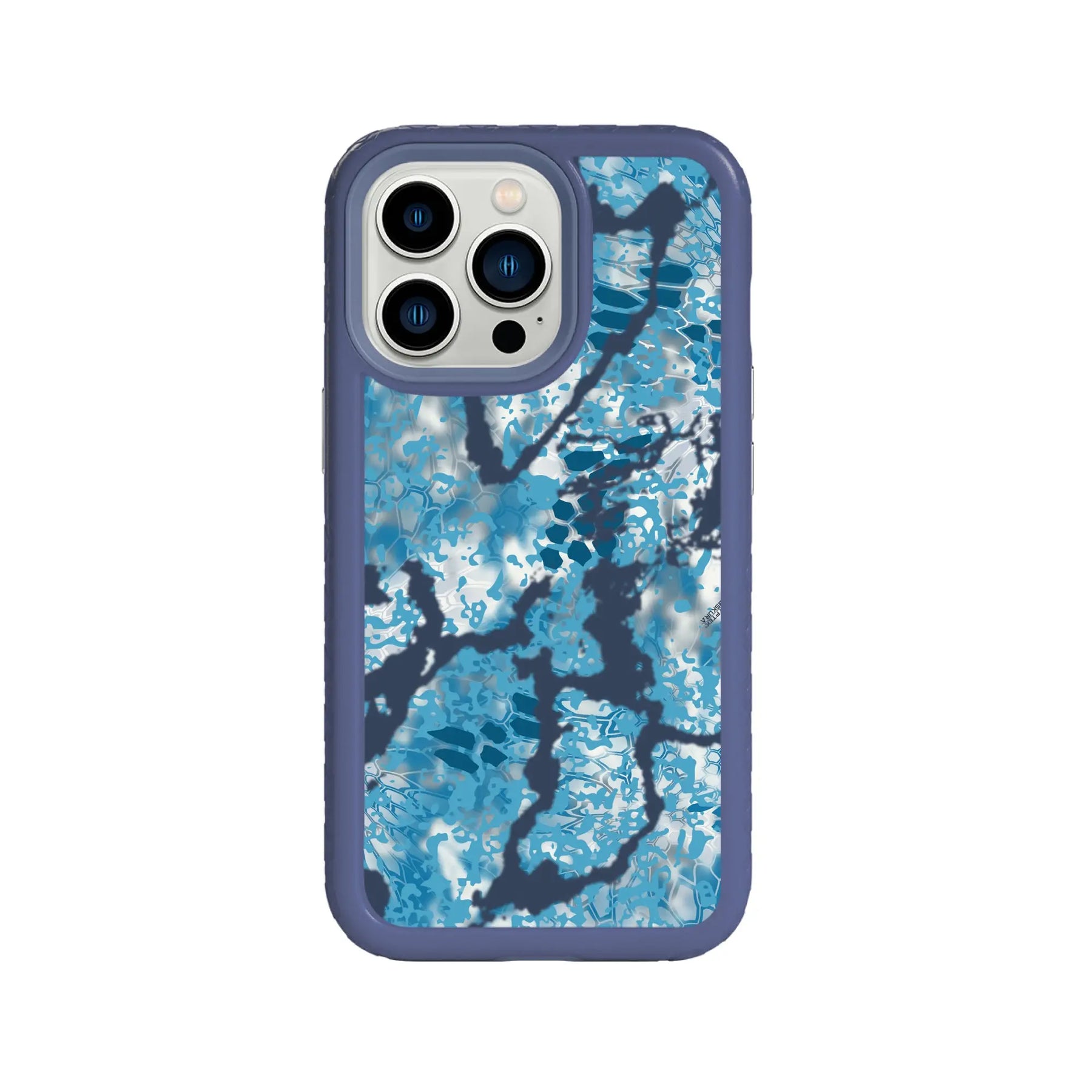 Kryptek Fortitude for Apple iPhone 13 Pro - Custom Case - SlateBlueOBSKURALITUS - cellhelmet