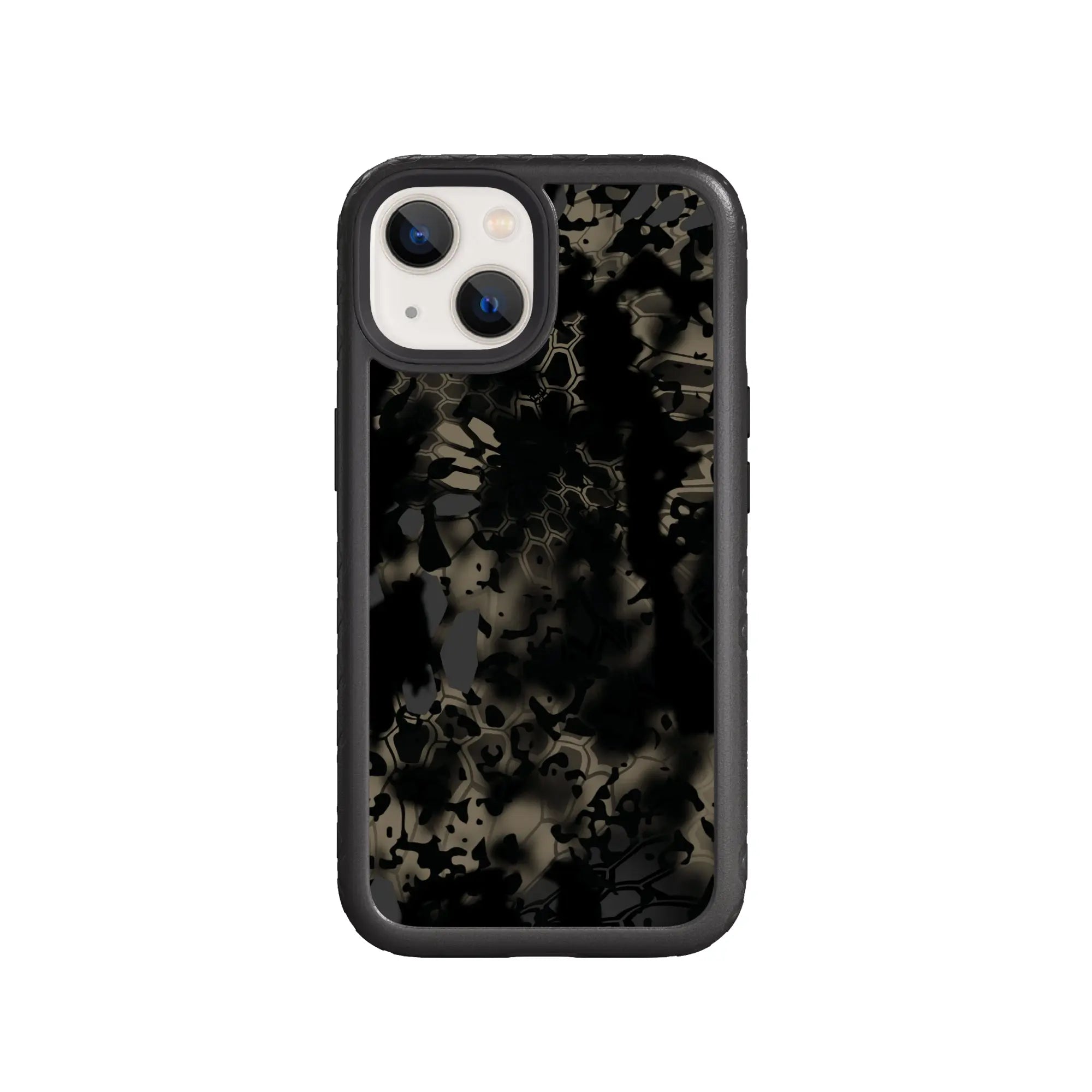 Kryptek Fortitude for Apple iPhone 14 Plus - Custom Case - OnyxBlackOBSKURANOX - cellhelmet