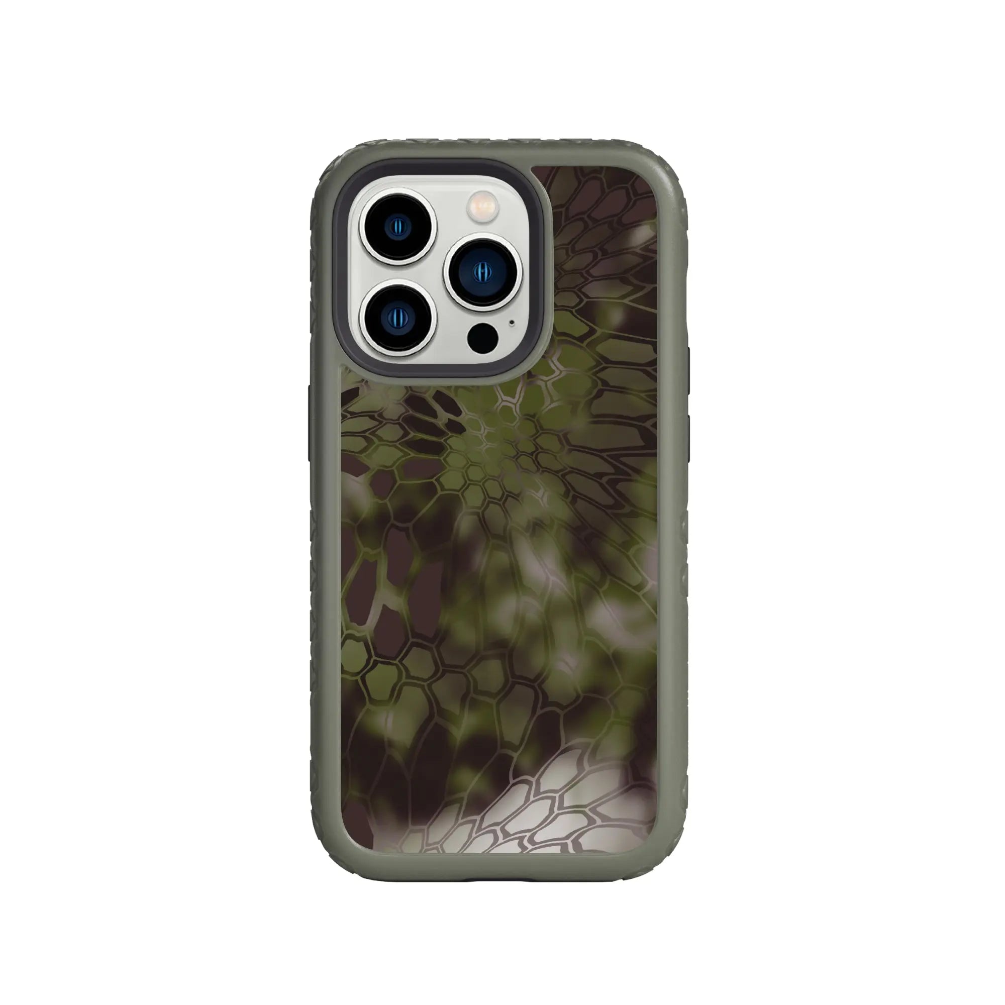Kryptek Fortitude for Apple iPhone 14 Pro - Custom Case - OliveDrabGreenALTITUDE - cellhelmet