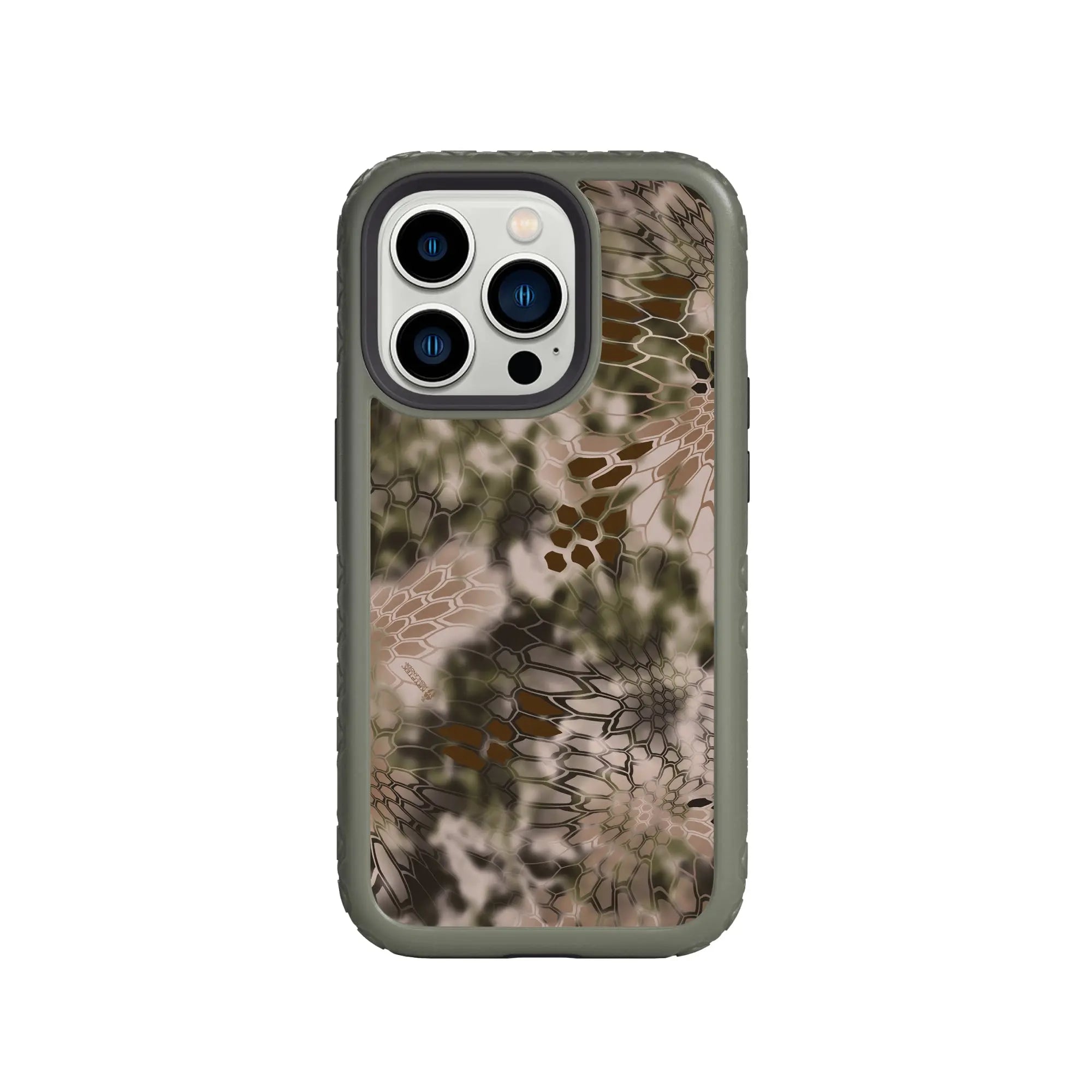 Kryptek Fortitude for Apple iPhone 14 Pro - Custom Case - OliveDrabGreenHIGHLANDER - cellhelmet