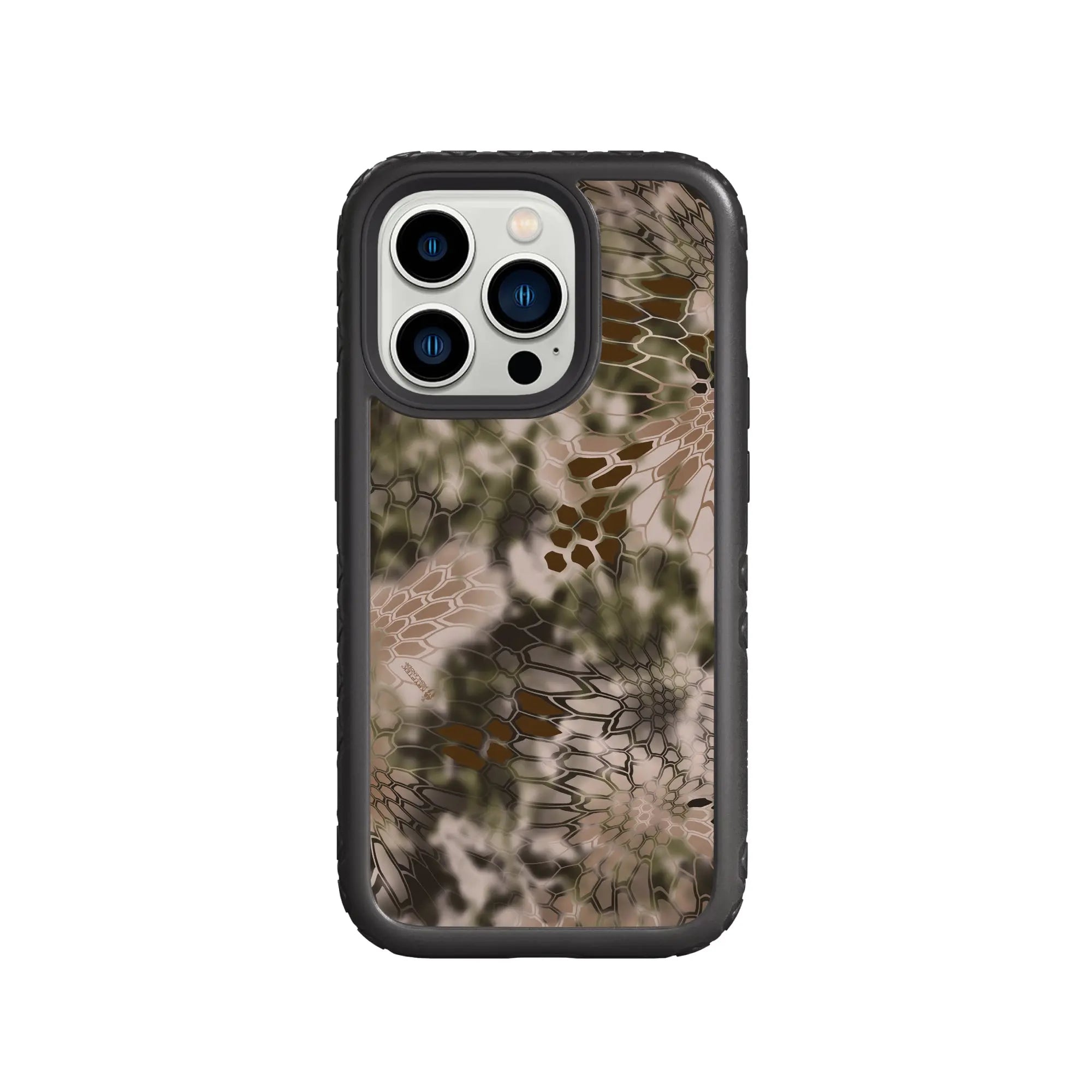 Kryptek Fortitude for Apple iPhone 14 Pro - Custom Case - OnyxBlackHIGHLANDER - cellhelmet