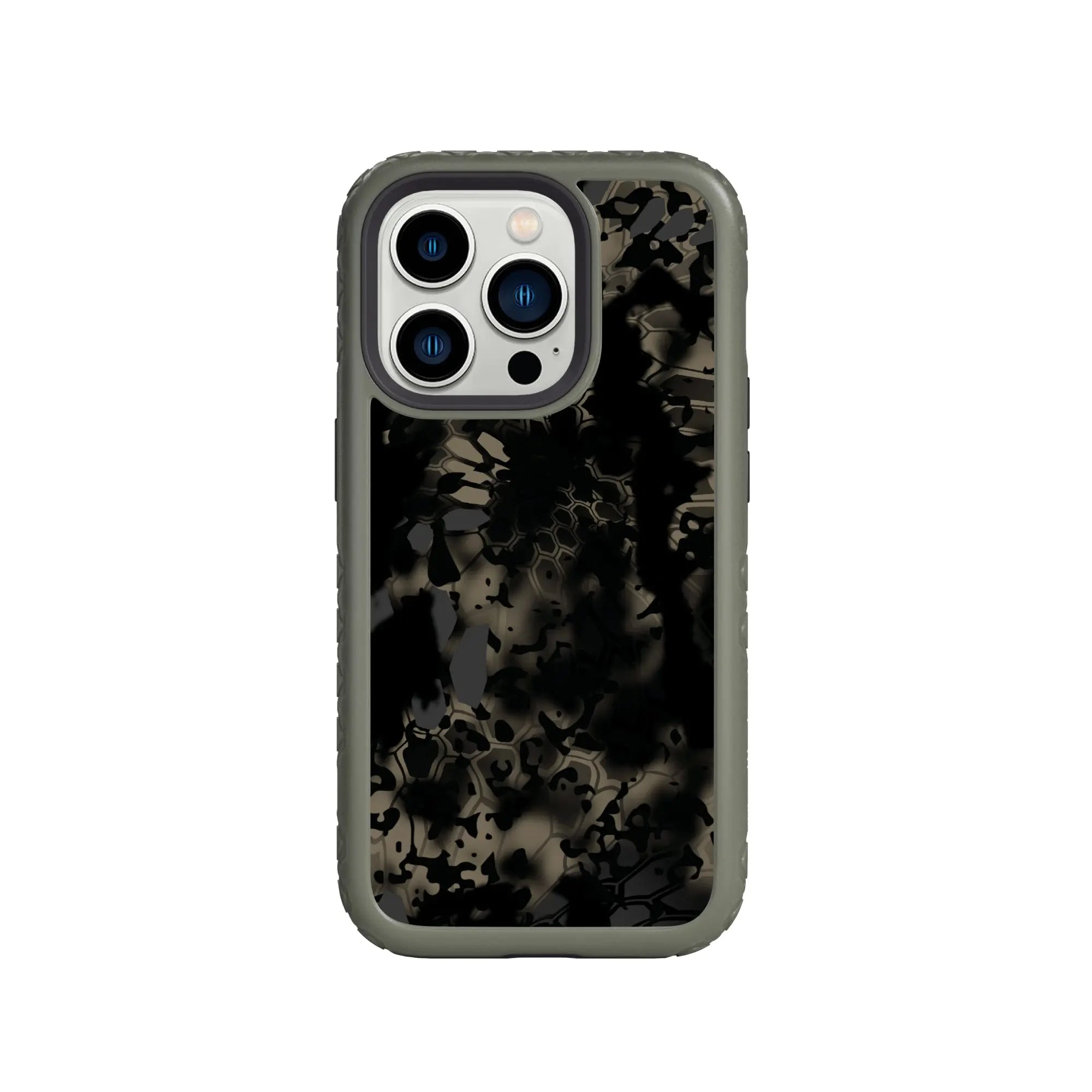 Kryptek Fortitude for Apple iPhone 14 Pro - Custom Case - OliveDrabGreenOBSKURANOX - cellhelmet