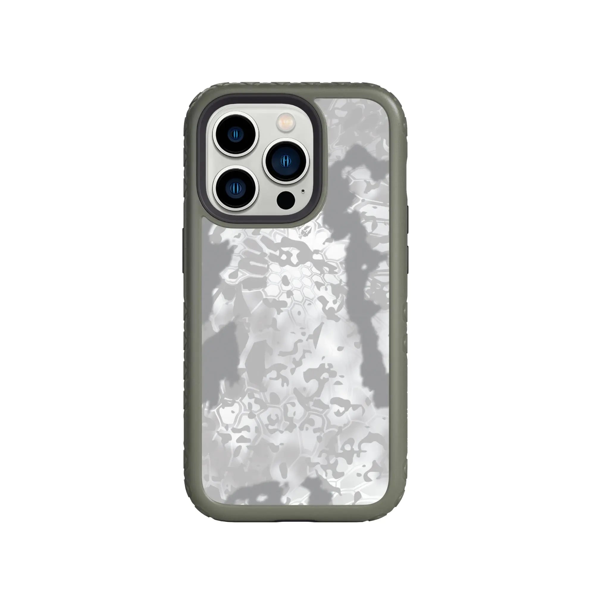 Kryptek Fortitude for Apple iPhone 14 Pro - Custom Case - OliveDrabGreenOBSKURANIVIS - cellhelmet