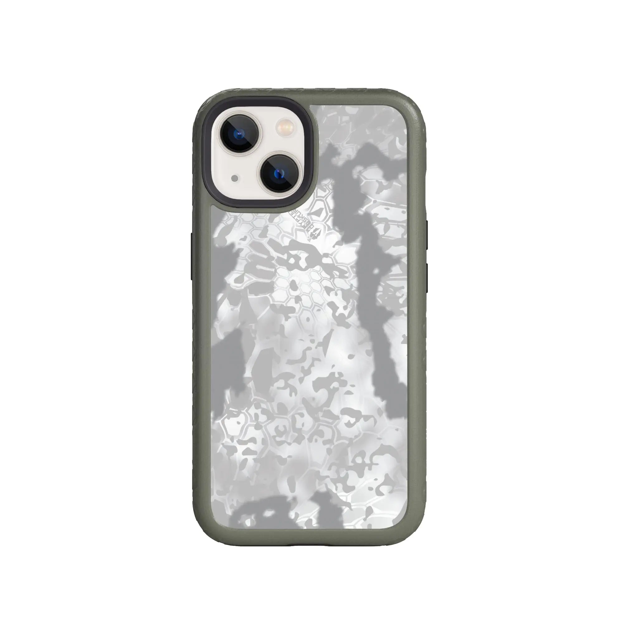 Kryptek Fortitude for Apple iPhone 14 - Custom Case - OliveDrabGreenOBSKURANIVIS - cellhelmet