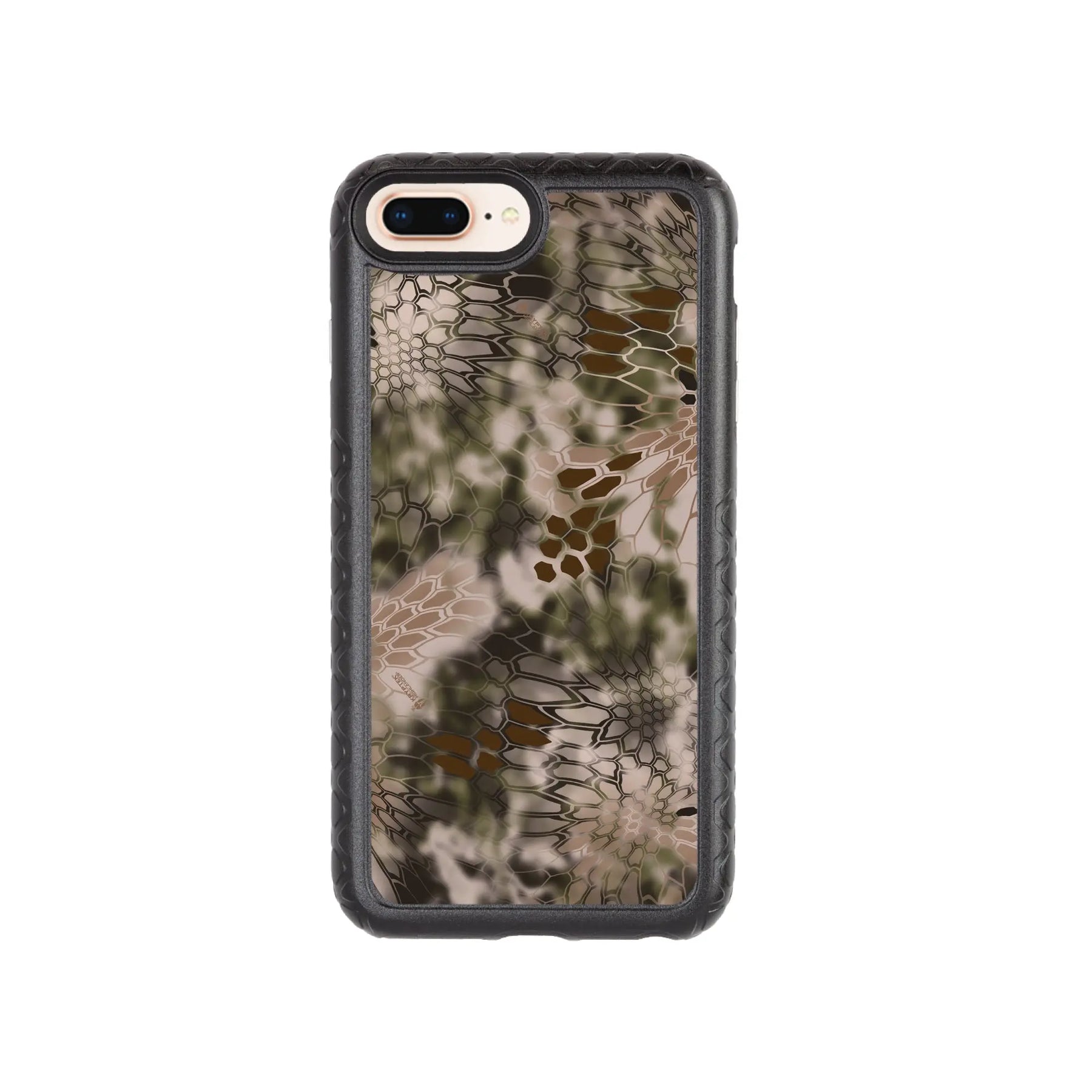 Kryptek Fortitude for Apple iPhone 6/7/8 Plus - Custom Case - OnyxBlackHIGHLANDER - cellhelmet