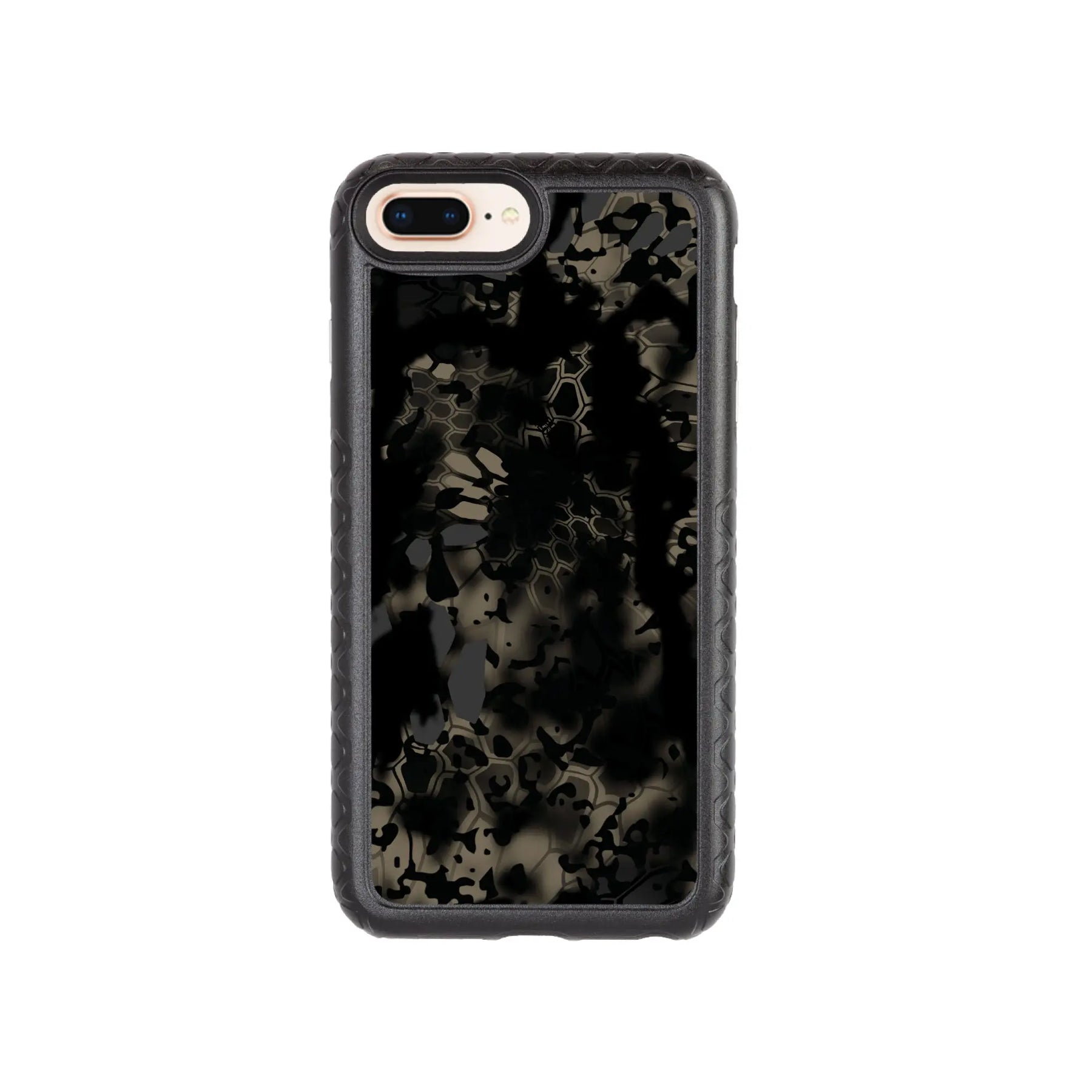 Kryptek Fortitude for Apple iPhone 6/7/8 Plus - Custom Case - OnyxBlackOBSKURANOX - cellhelmet